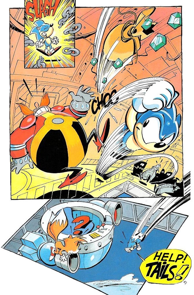 Read online Sonic Adventures: Dans Les Griffes De Robotnik comic -  Issue # Full - 8