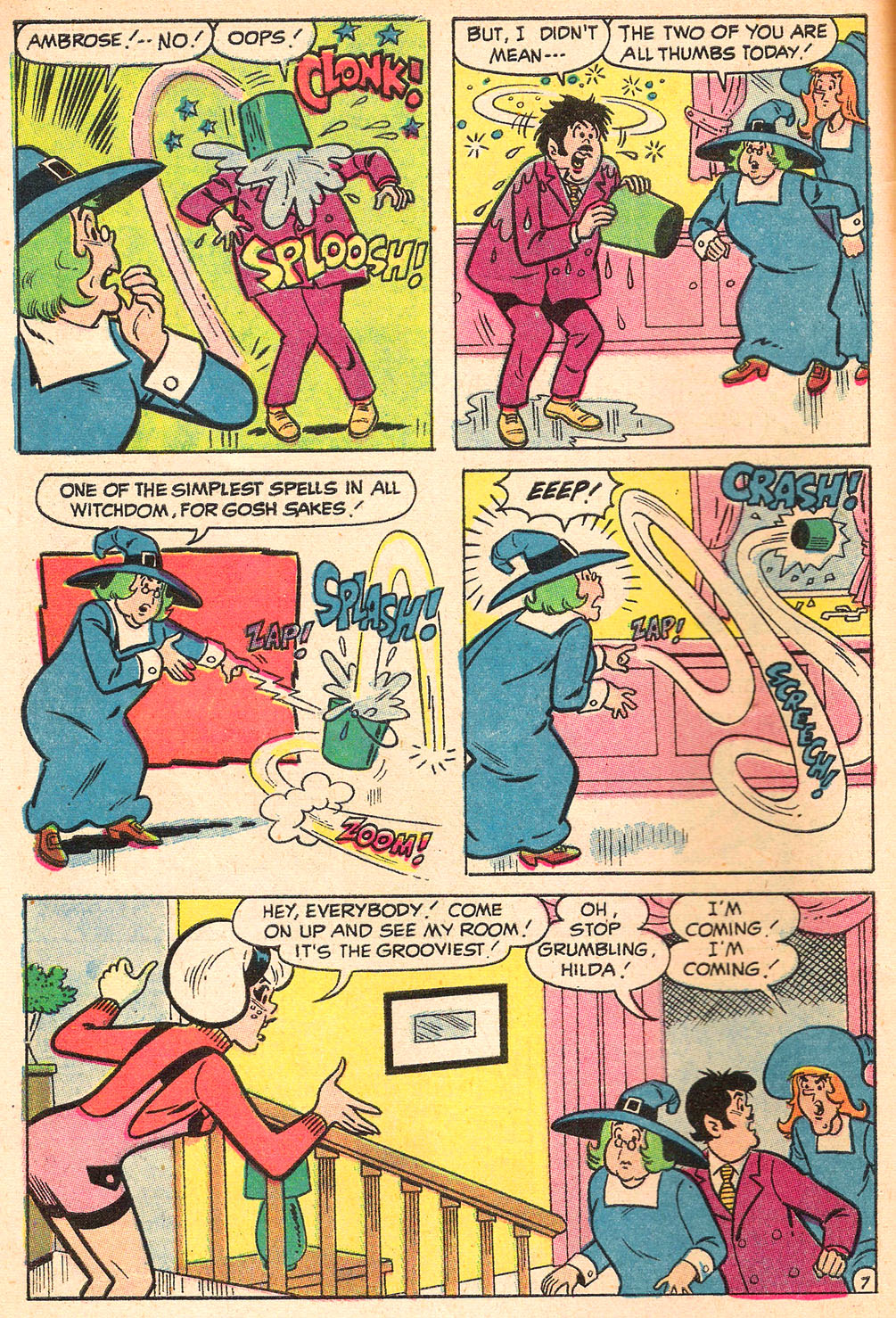 Read online Sabrina The Teenage Witch (1971) comic -  Issue #4 - 8