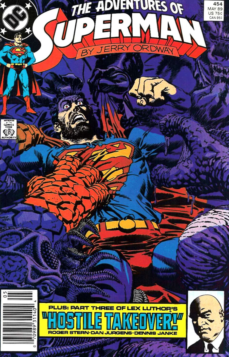 Read online Adventures of Superman (1987) comic -  Issue #454 - 1