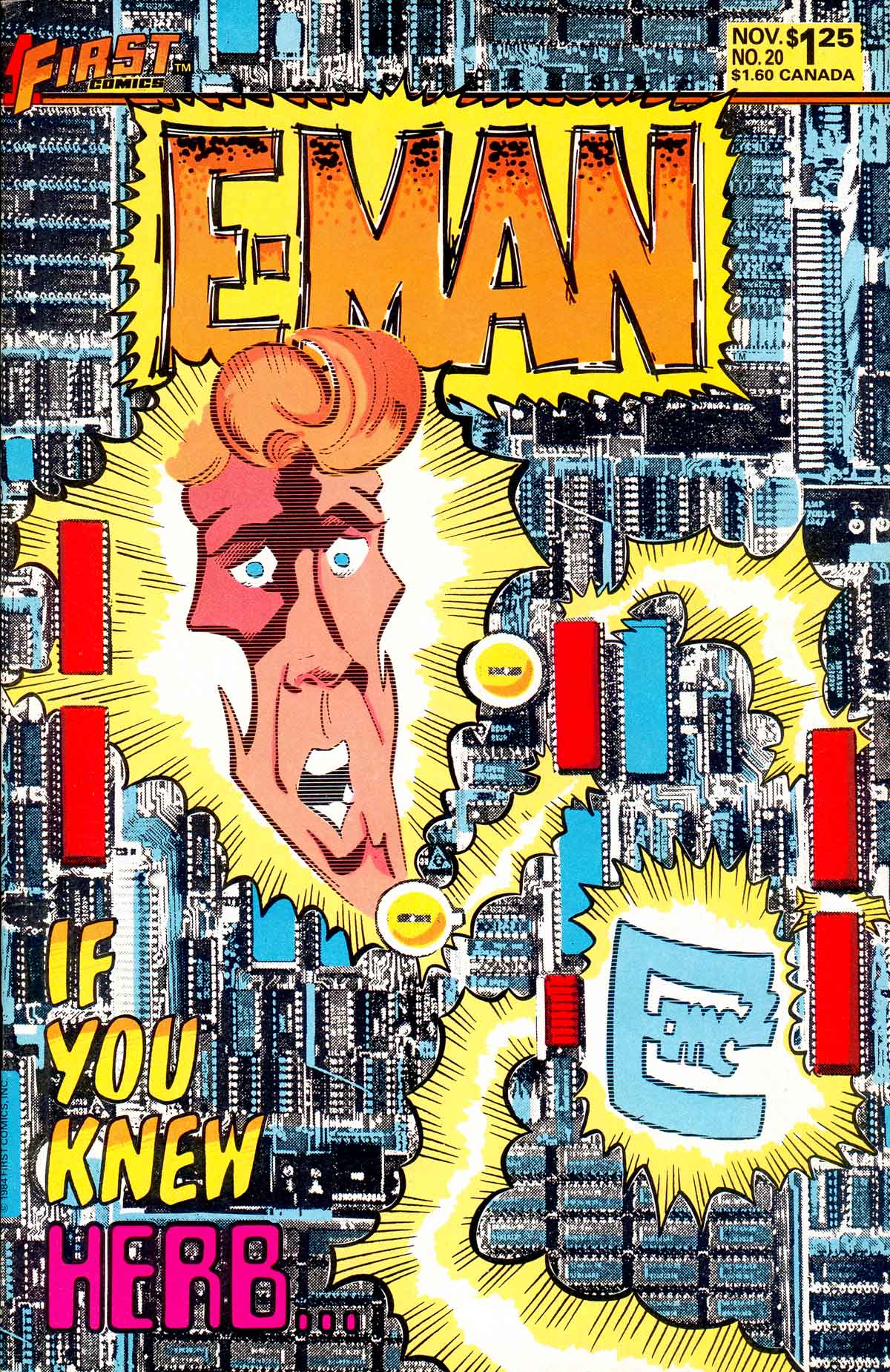 Read online E-Man (1983) comic -  Issue #20 - 1