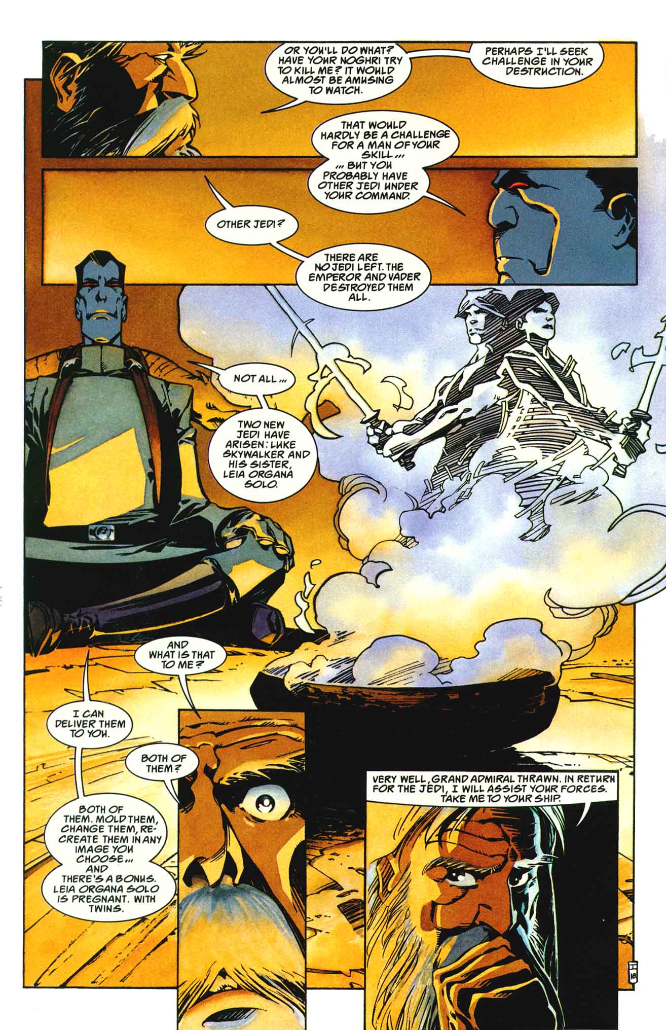 Read online Star Wars: Heir to the Empire comic -  Issue #1 - 22