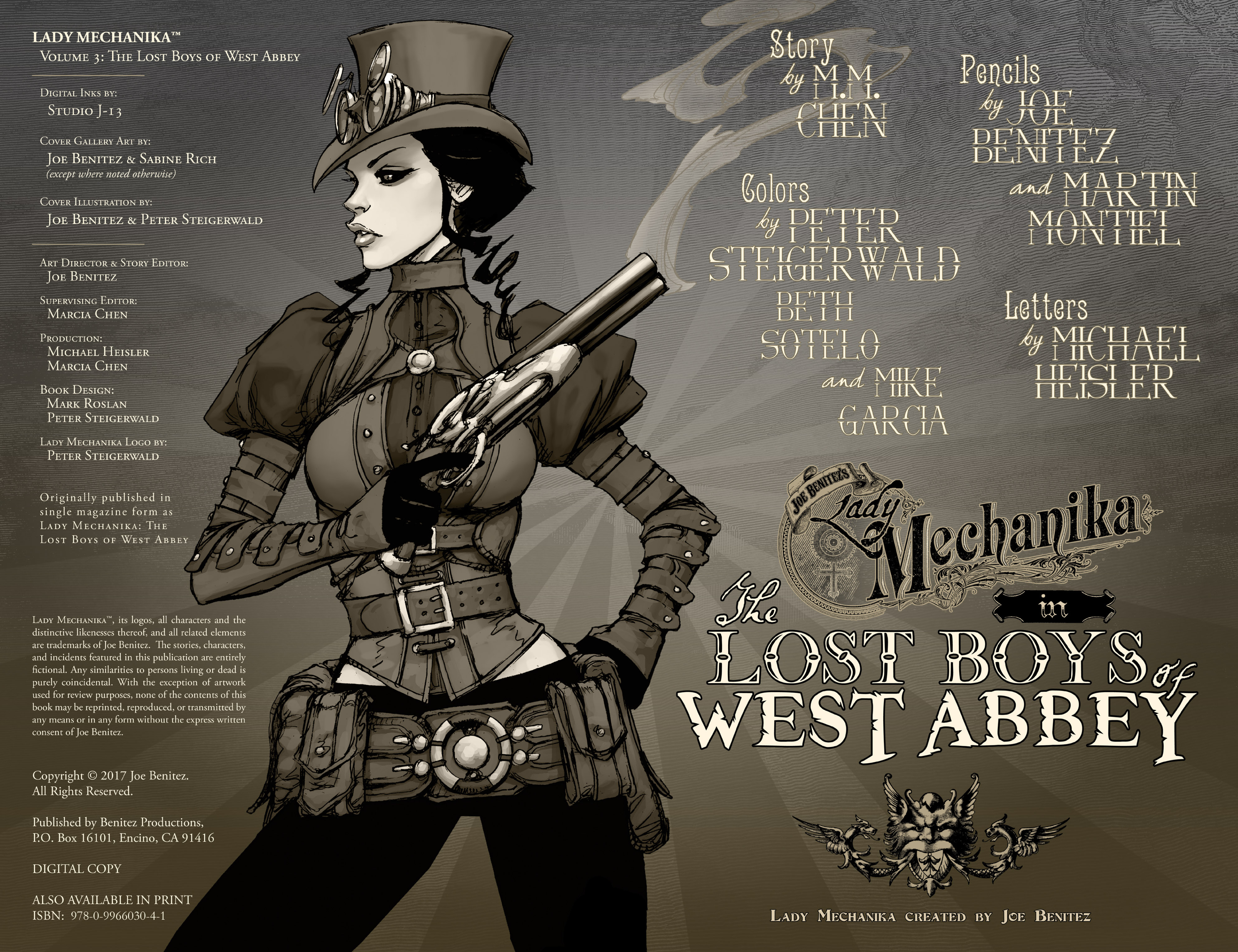 Read online Lady Mechanika: The Lost Boys of West Abbey comic -  Issue #3 - 3