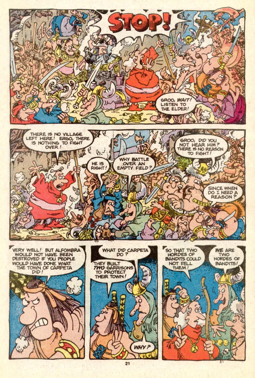 Read online Sergio Aragonés Groo the Wanderer comic -  Issue #25 - 21