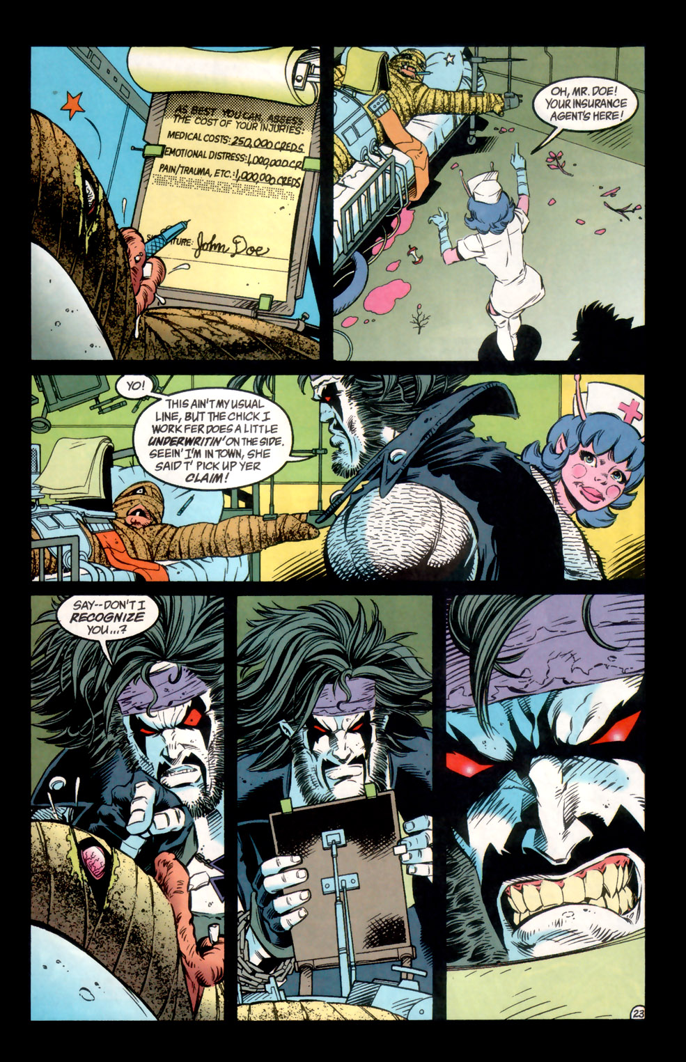 Read online Lobo: Portrait of a Victim comic -  Issue # Full - 24