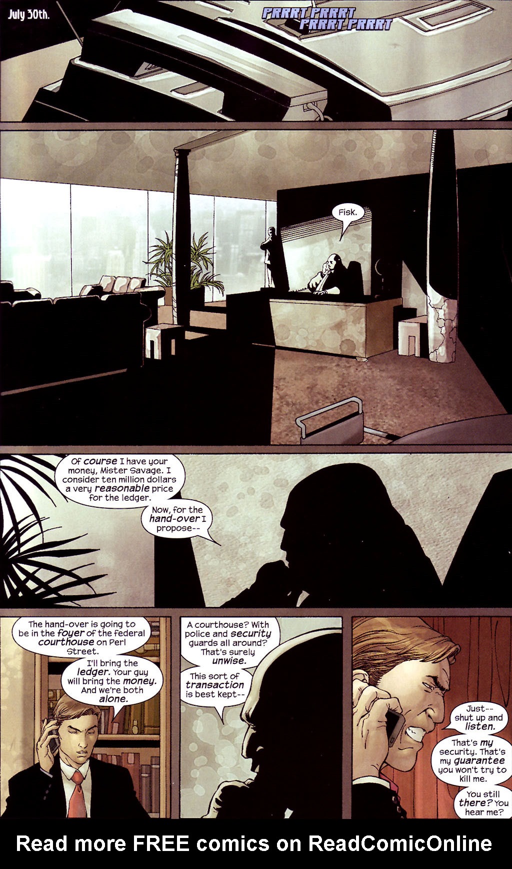 Read online Ultimate Elektra comic -  Issue #4 - 8