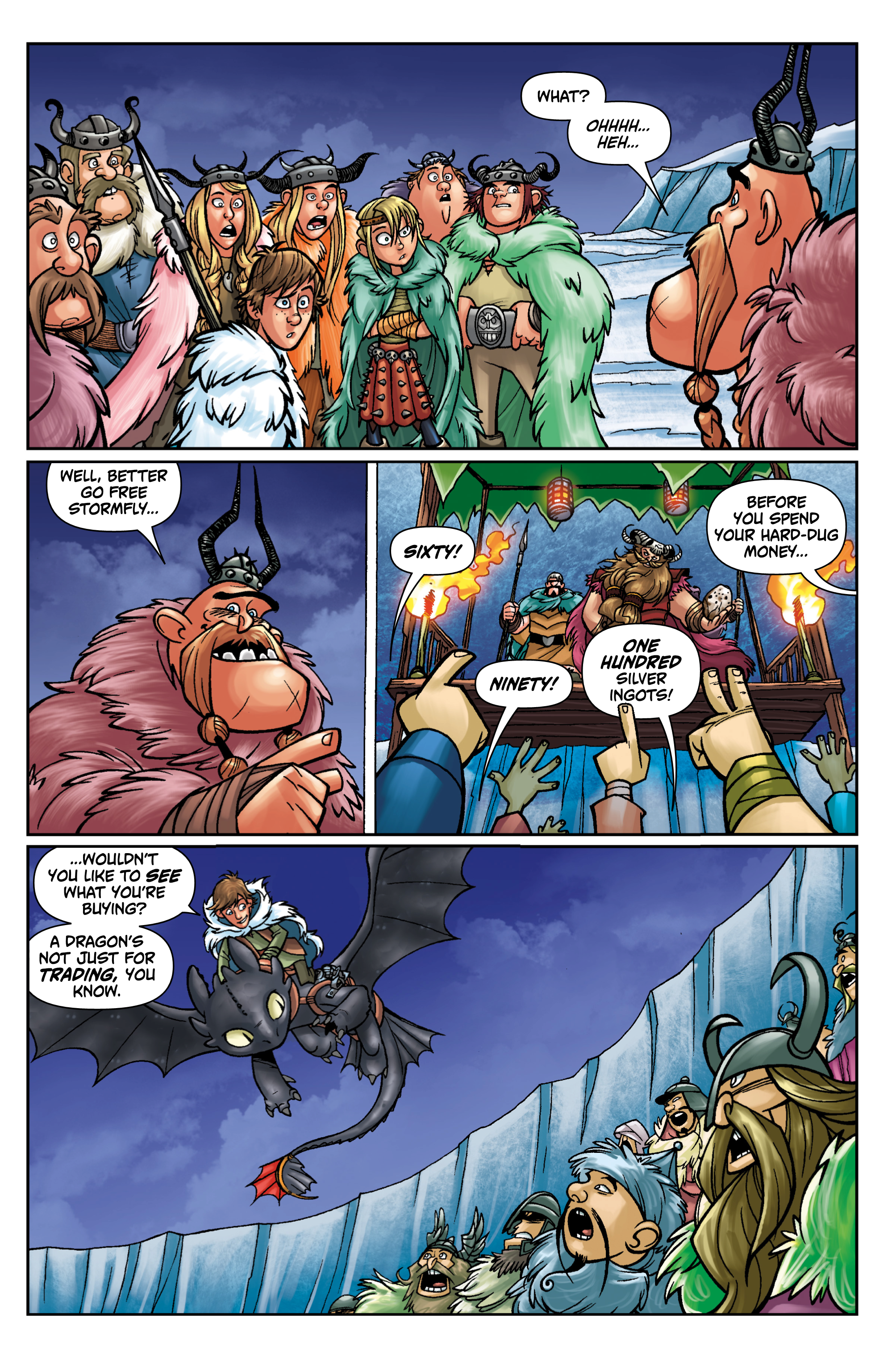 Read online DreamWorks Dragons: Riders of Berk comic -  Issue # _TPB - 36