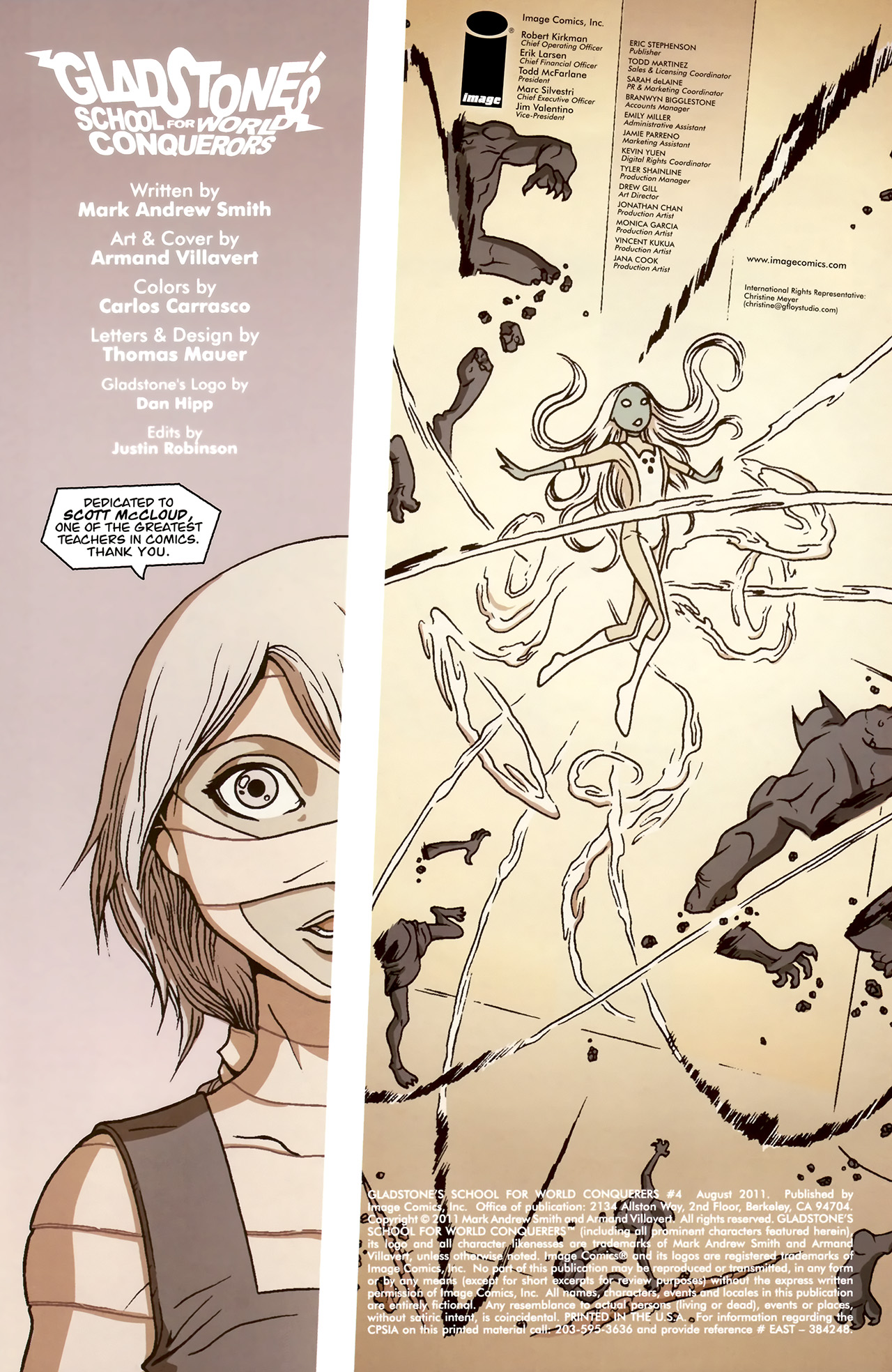 Read online Gladstone's School for World Conquerors (2011) comic -  Issue #4 - 2