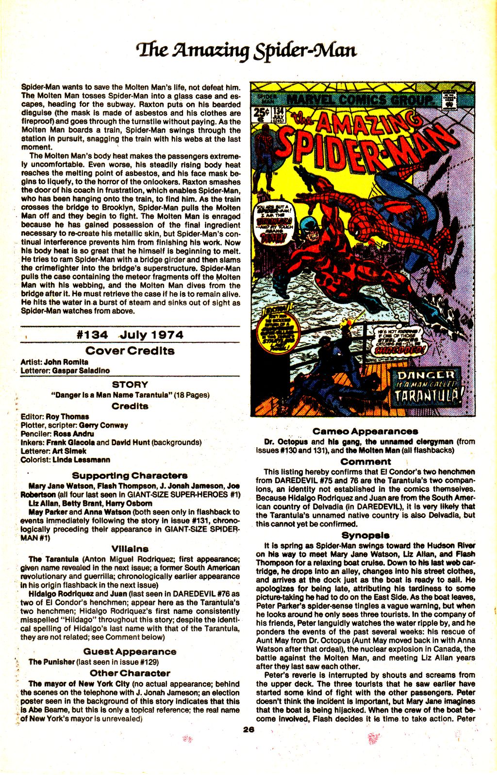 Read online The Official Marvel Index to The Amazing Spider-Man comic -  Issue #5 - 28