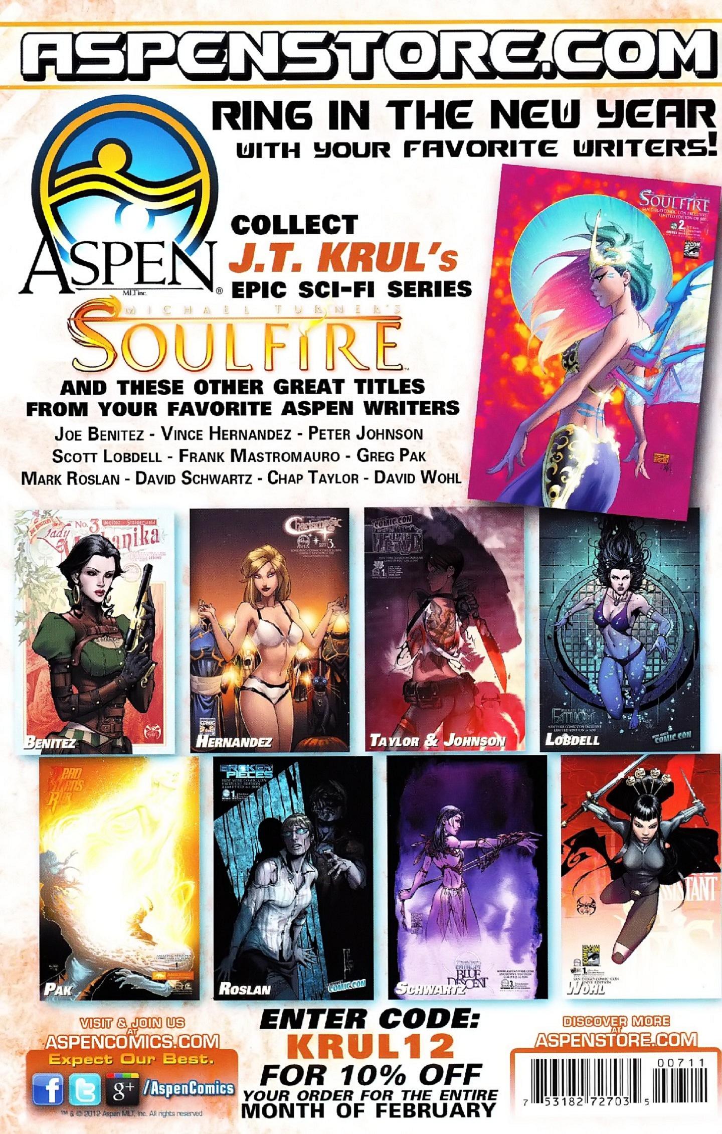 Read online Michael Turner's Soulfire (2011) comic -  Issue #7 - 31