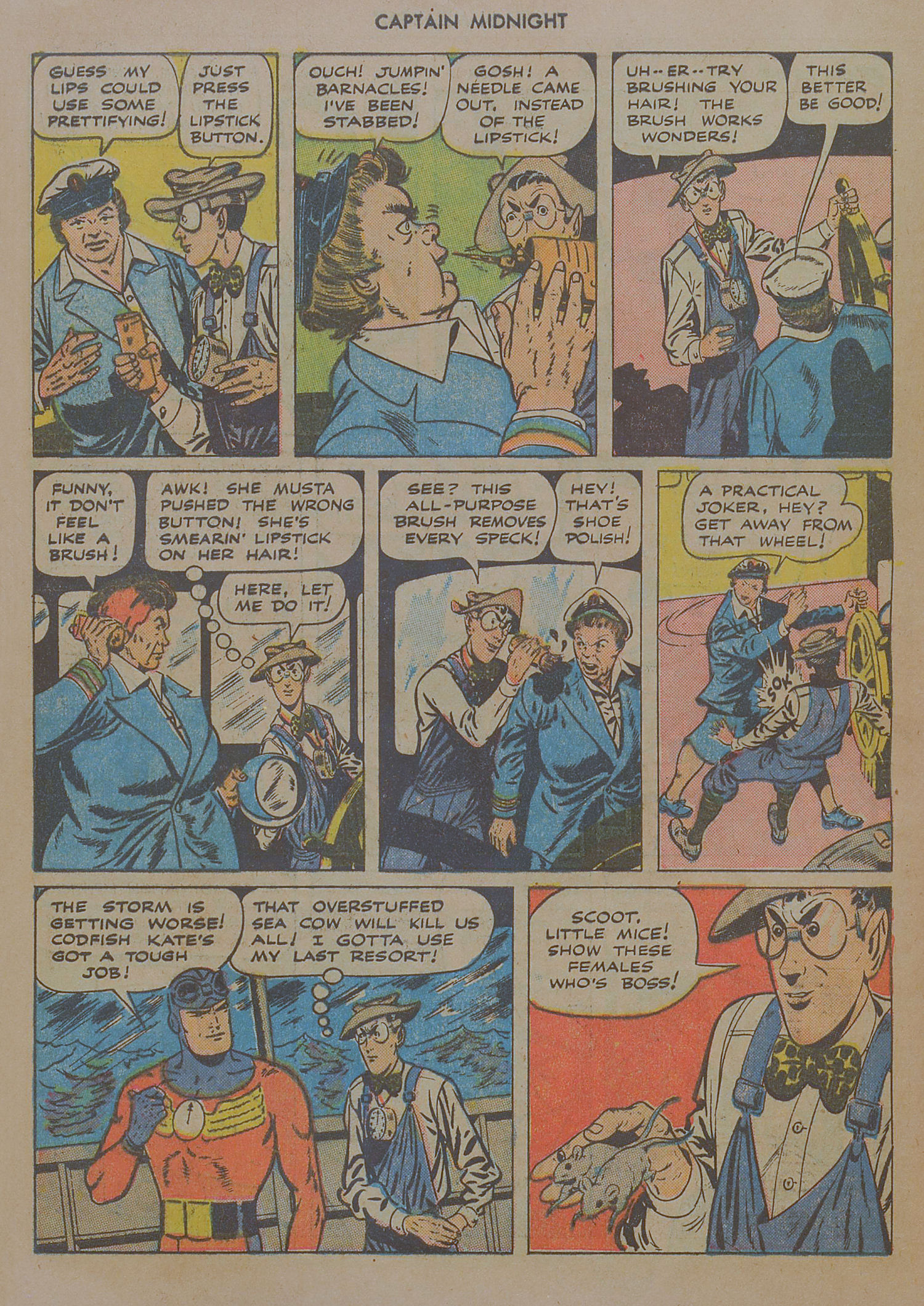 Read online Captain Midnight (1942) comic -  Issue #67 - 32
