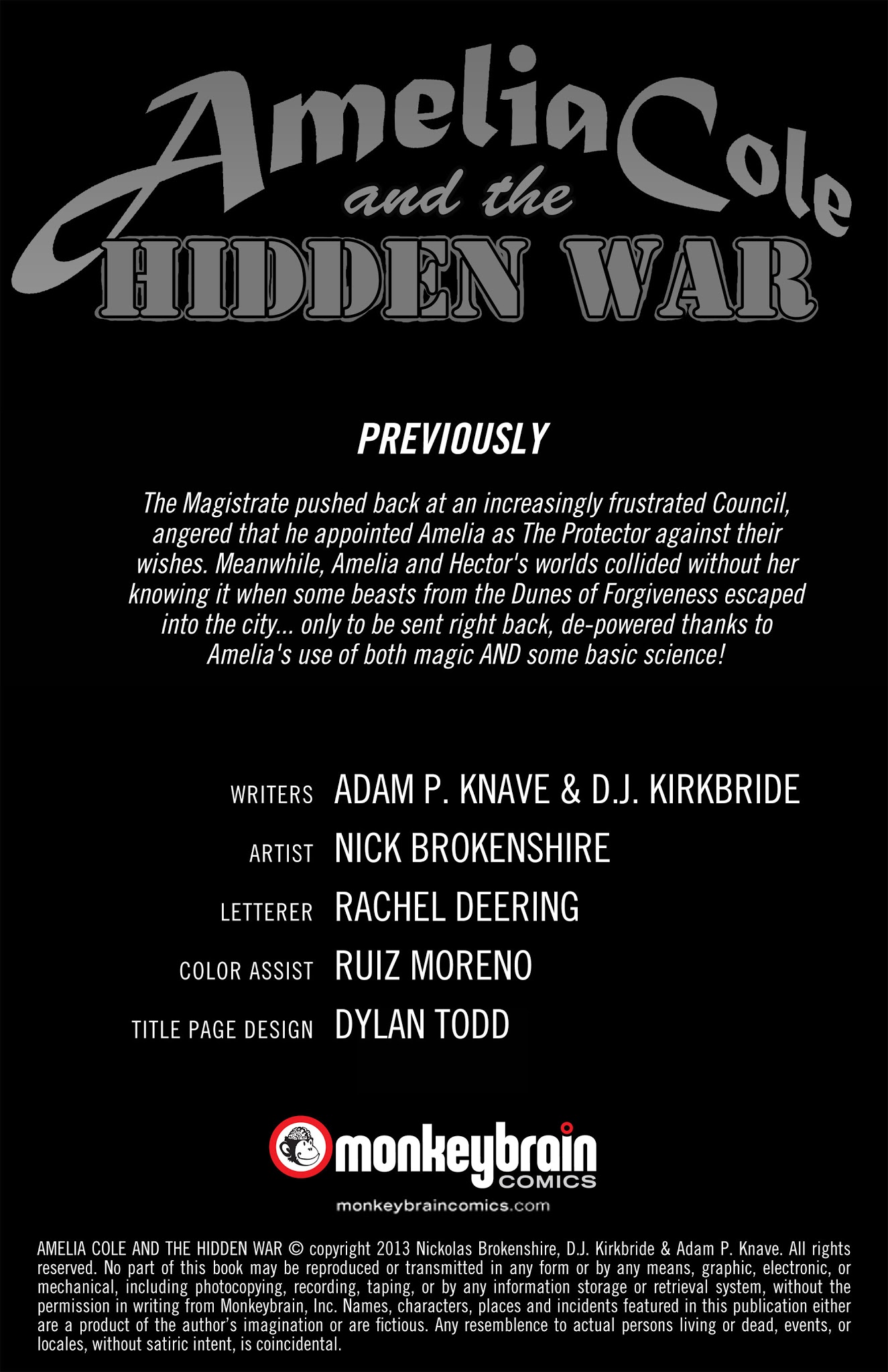 Read online Amelia Cole and the Hidden War comic -  Issue # TPB - 51
