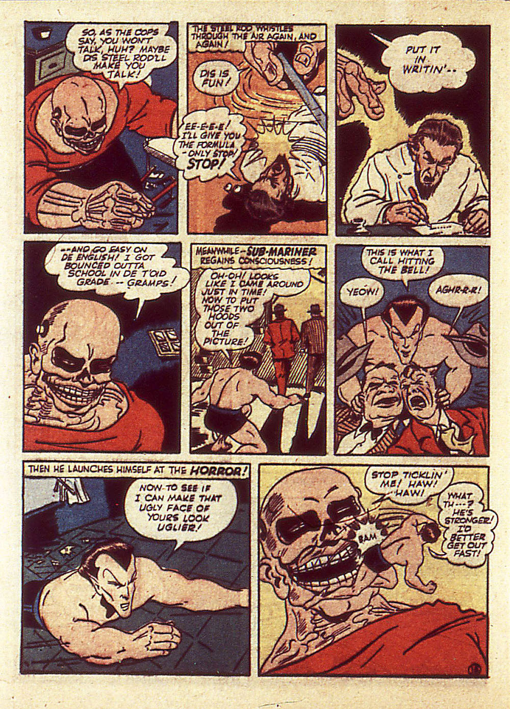 Read online Sub-Mariner Comics comic -  Issue #4 - 39