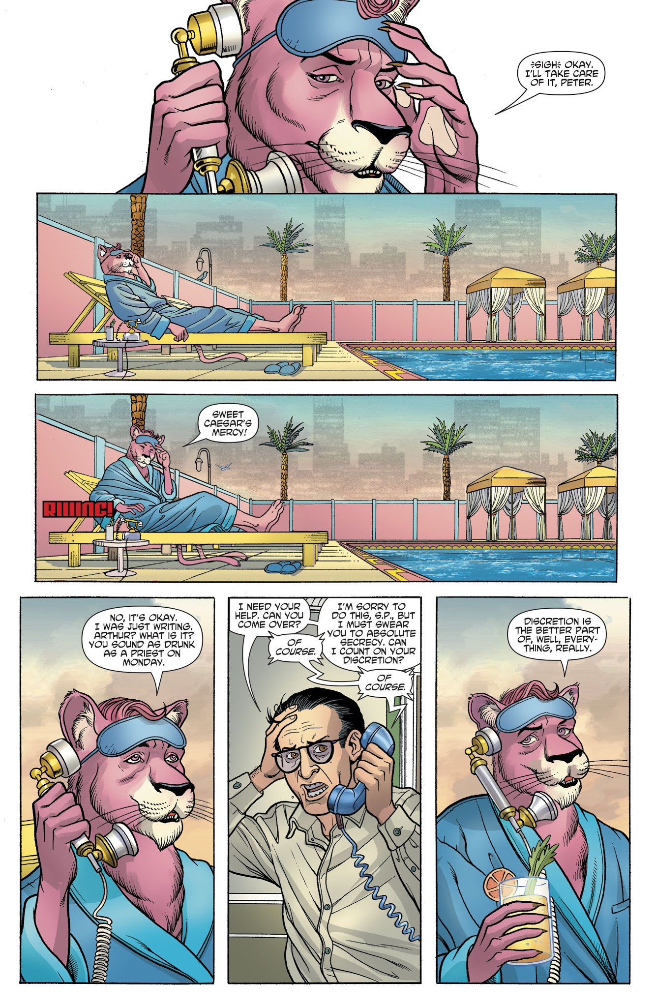 Read online Exit Stage Left: The Snagglepuss Chronicles comic -  Issue #3 - 7