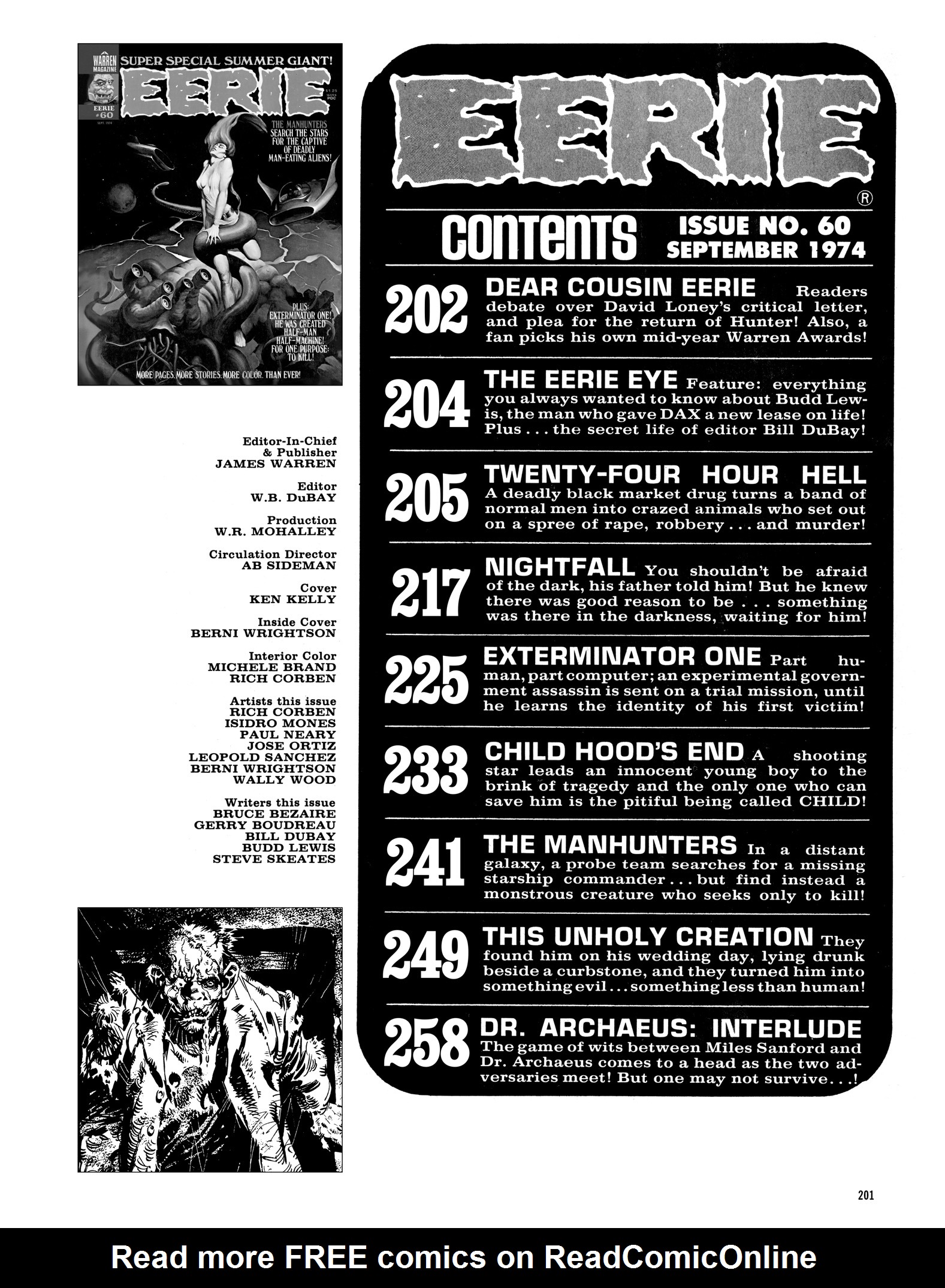 Read online Eerie Archives comic -  Issue # TPB 12 - 202