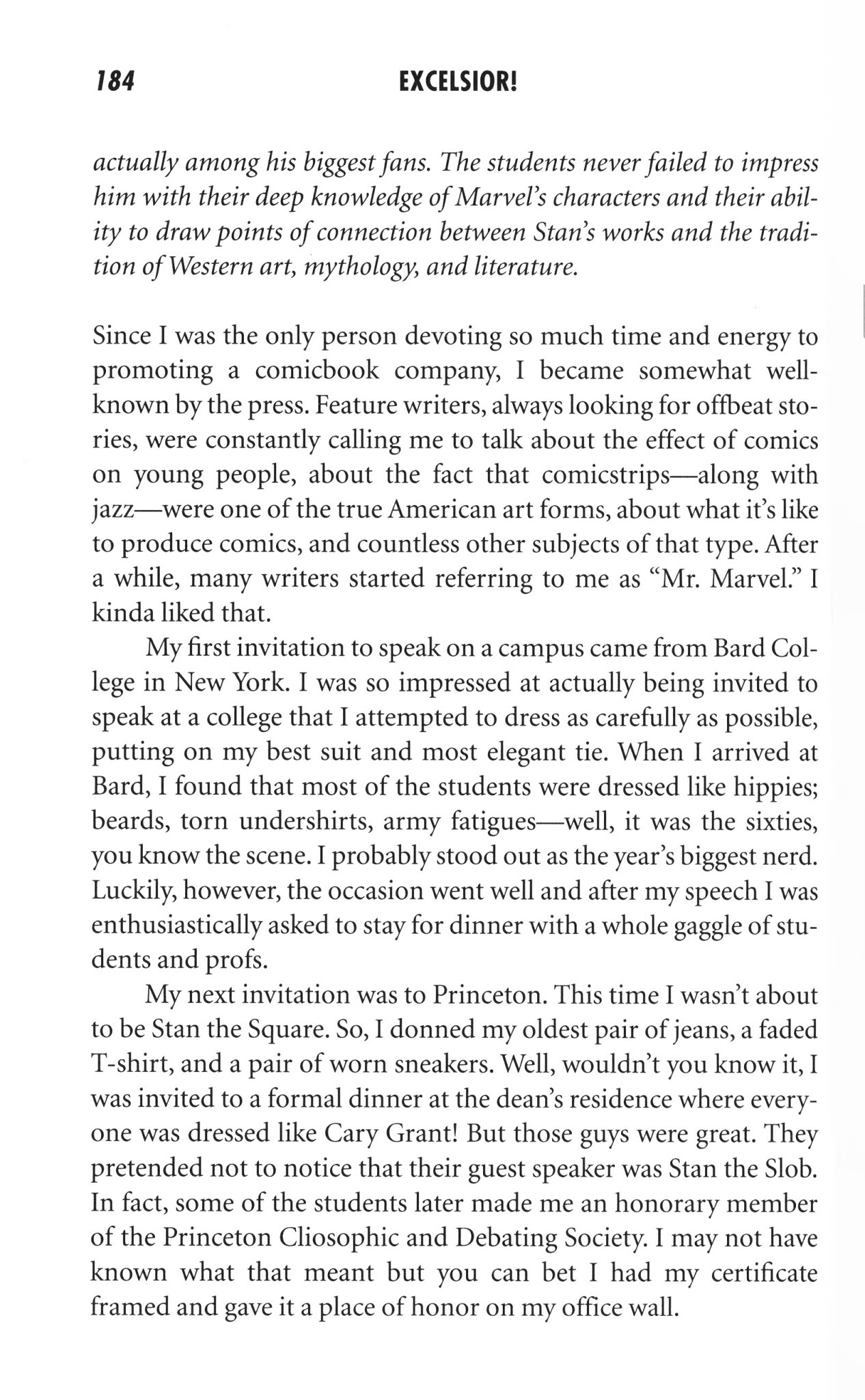 Read online Excelsior! The Amazing Life of Stan Lee comic -  Issue # TPB (Part 2) - 93