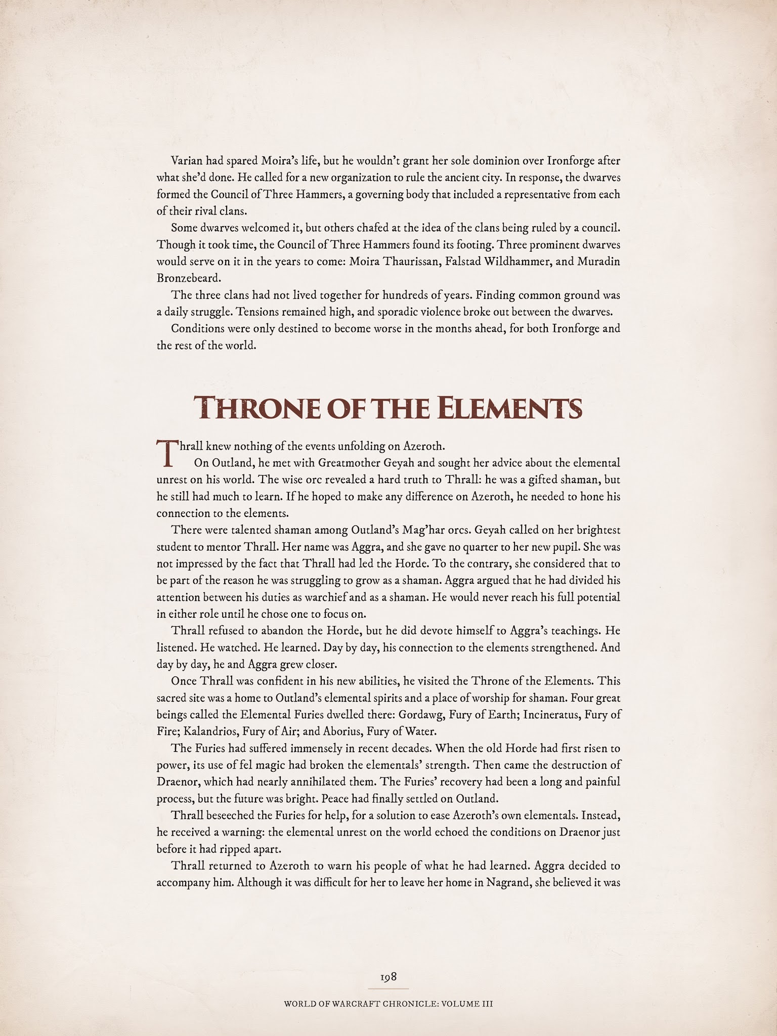 Read online World of Warcraft Chronicle Vol. 3 comic -  Issue # Full - 189