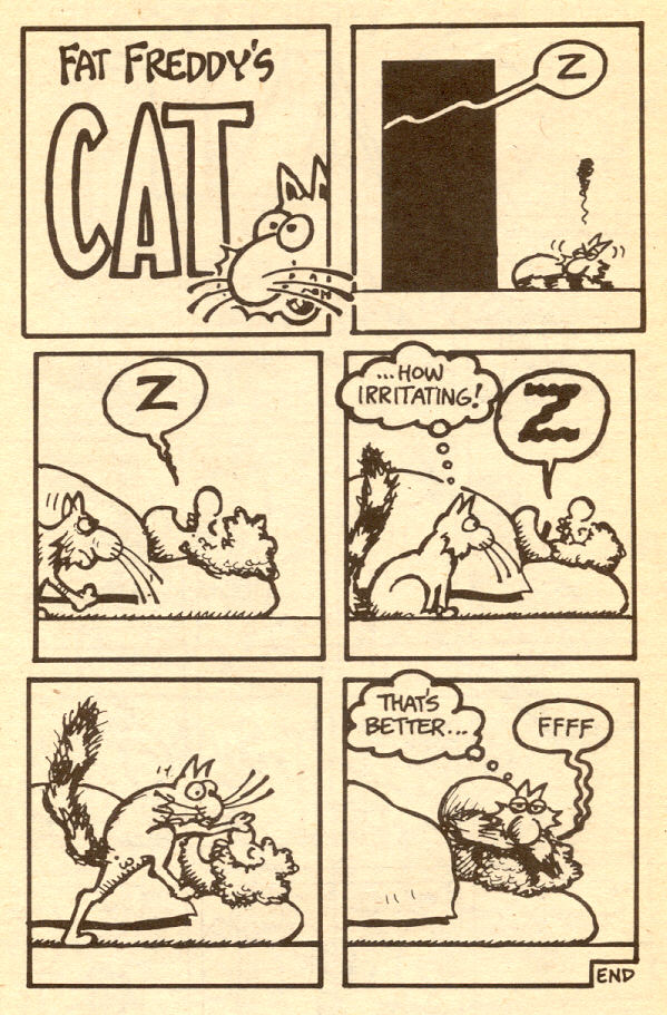 Read online Adventures of Fat Freddy's Cat comic -  Issue #1 - 38