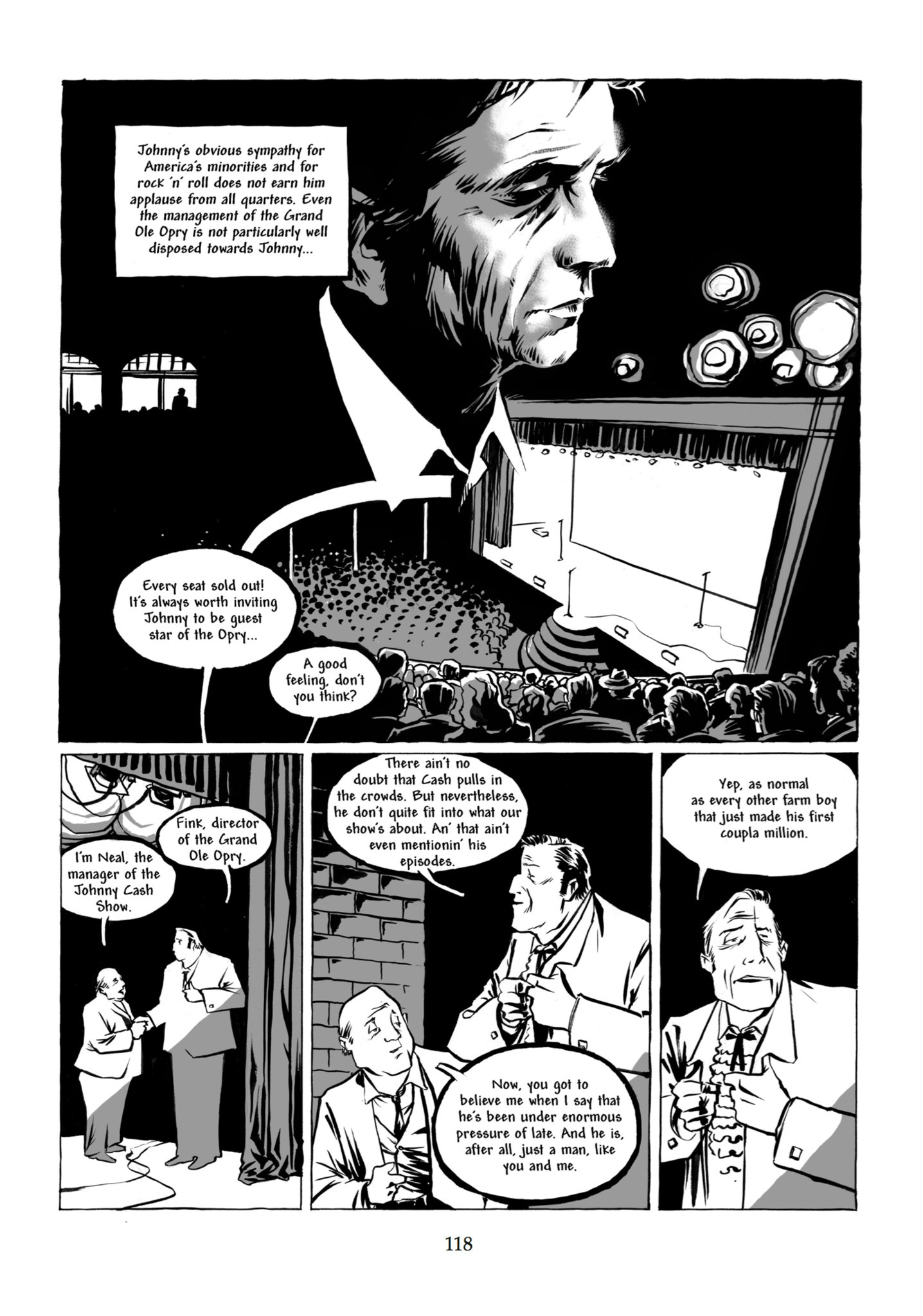 Read online Johnny Cash: I See a Darkness comic -  Issue # TPB - 114