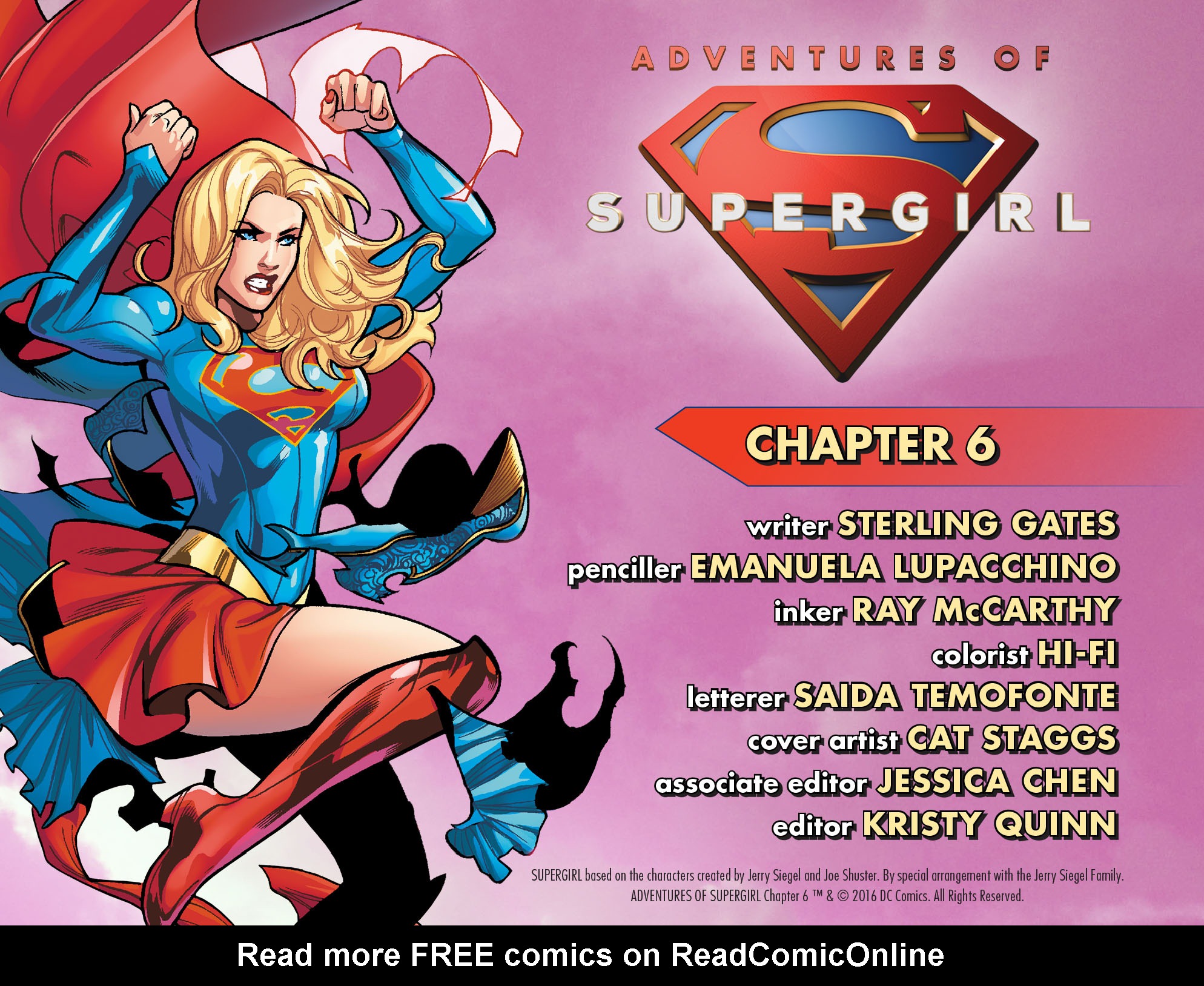 Read online Adventures of Supergirl comic -  Issue #6 - 2