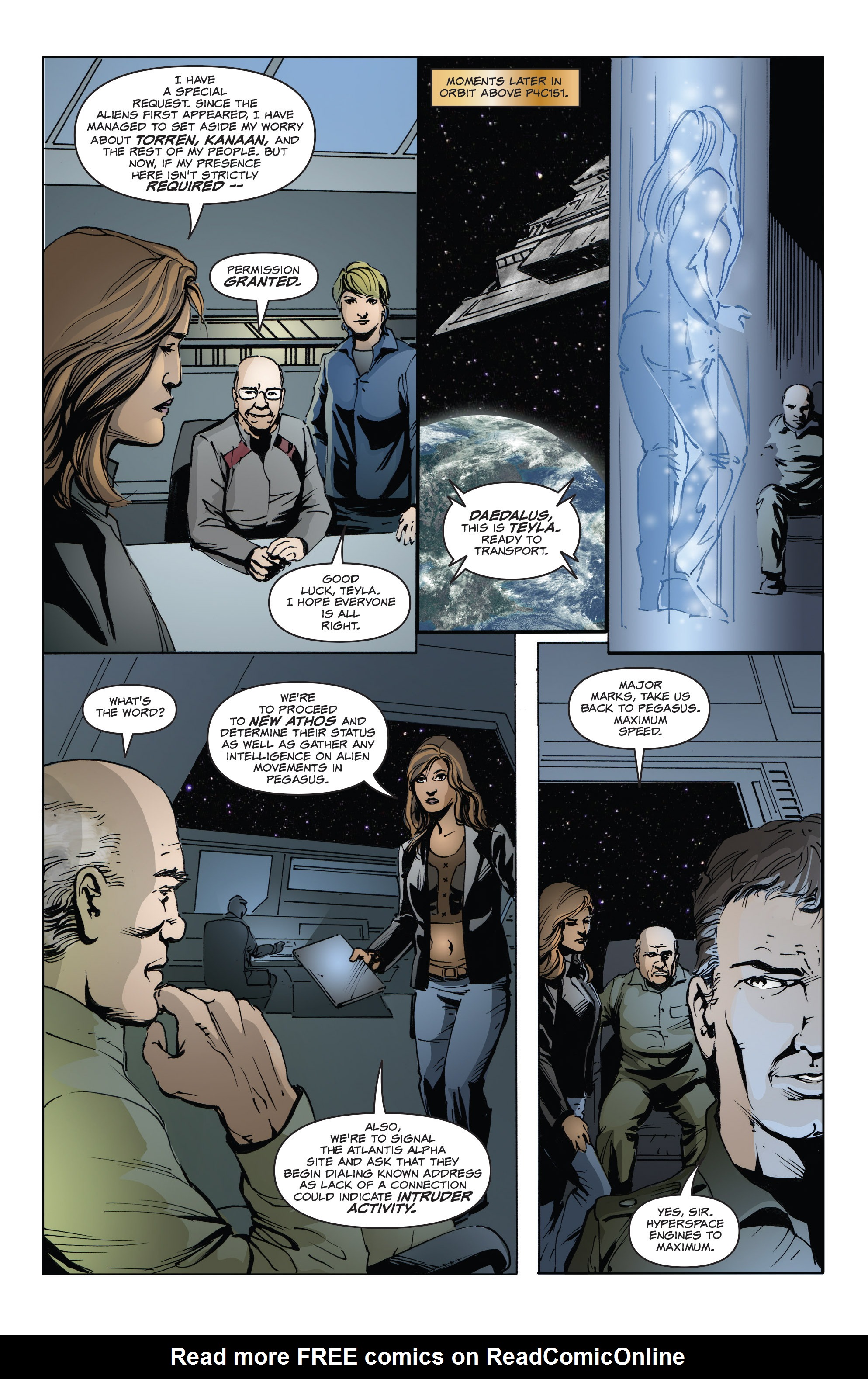 Read online Stargate Atlantis Back to Pegasus comic -  Issue #3 - 11