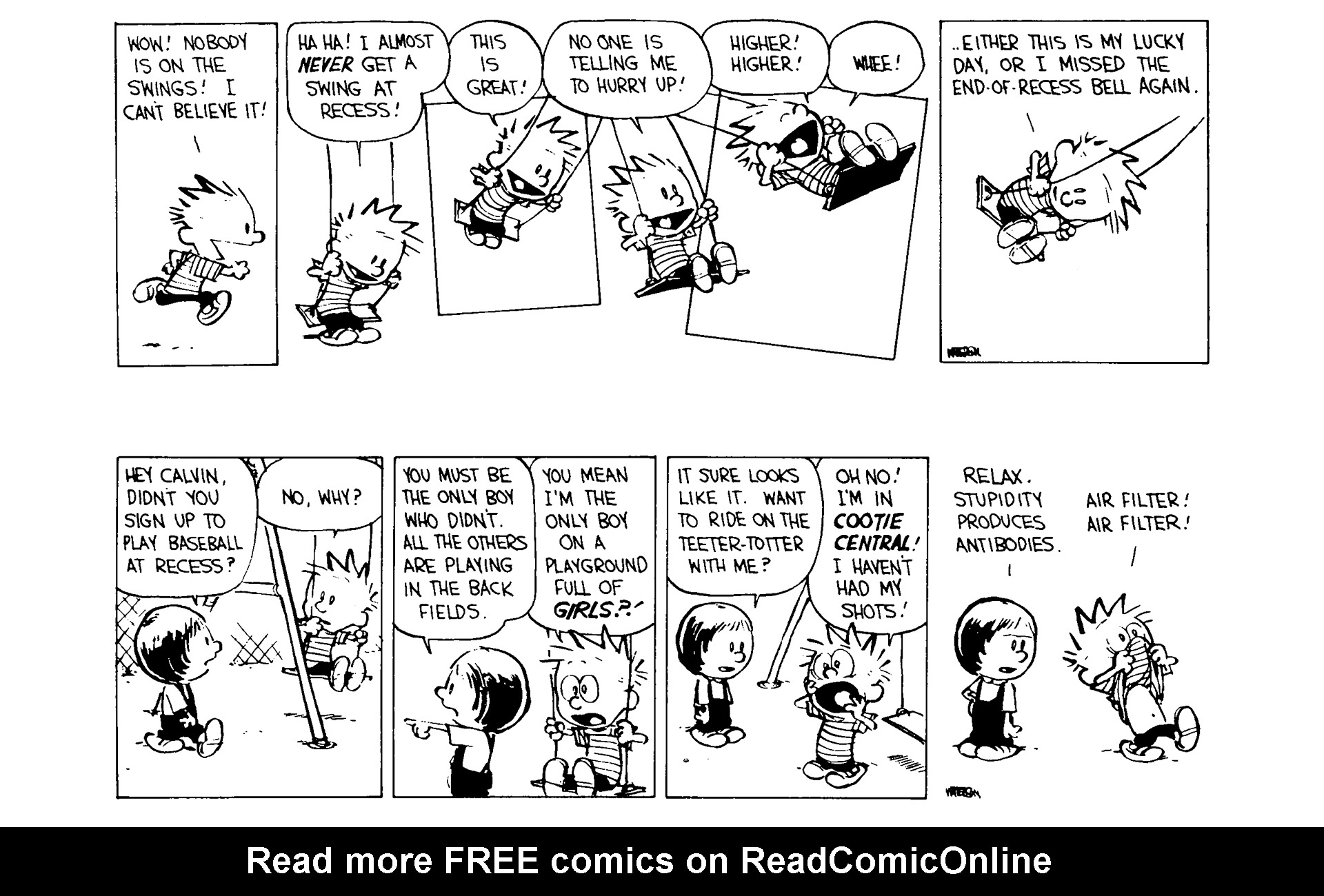 Read online Calvin and Hobbes comic -  Issue #6 - 129