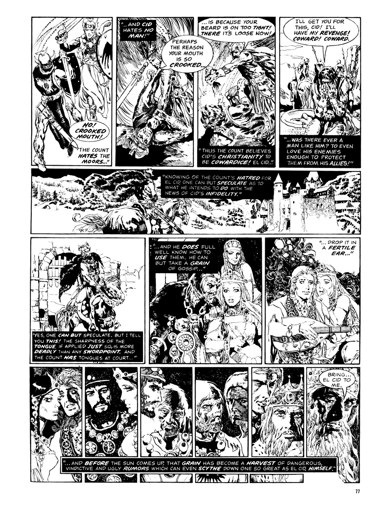 Read online Eerie Presents El Cid comic -  Issue # TPB - 77
