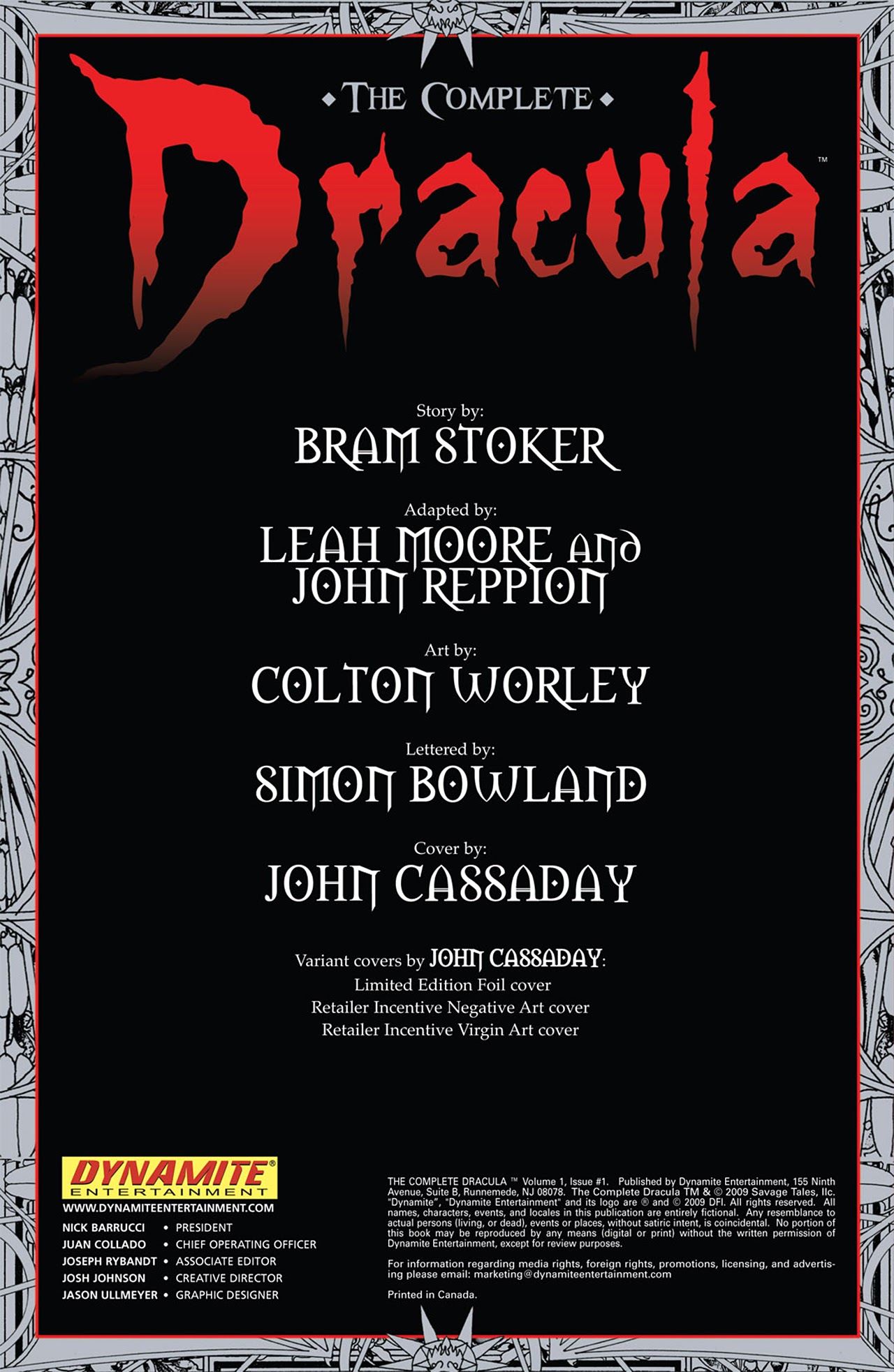 Read online The Complete Dracula comic -  Issue #1 - 2