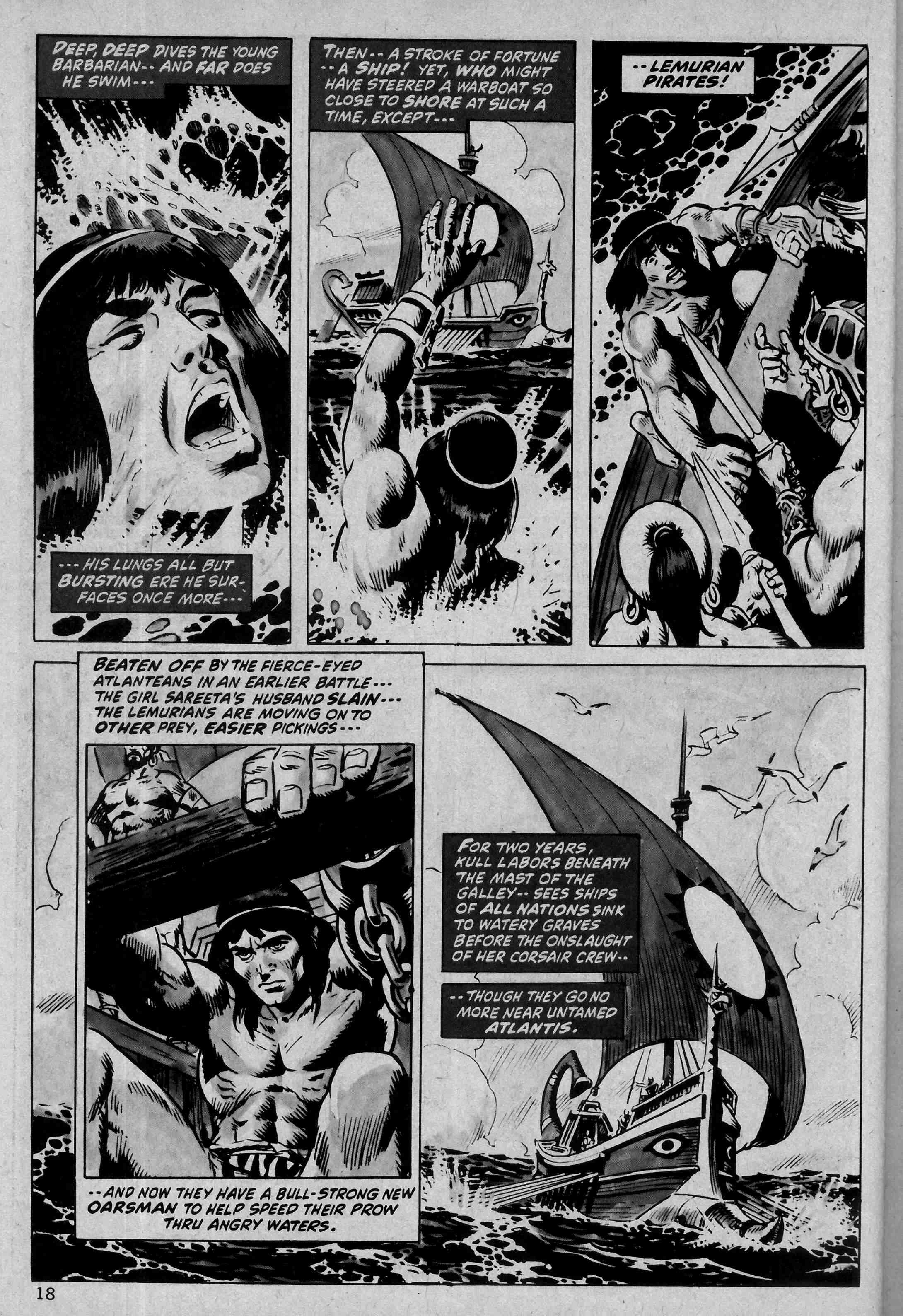 Read online Kull and the Barbarians comic -  Issue #1 - 18