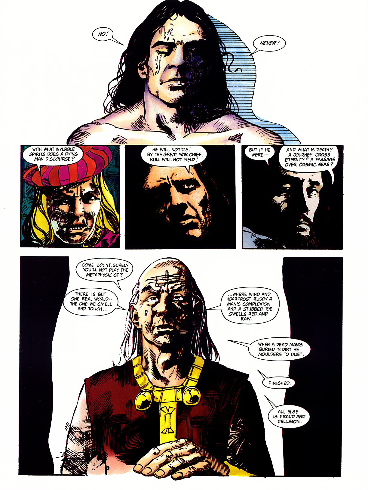 Read online Marvel Graphic Novel comic -  Issue #47 - Kull - The Vale Of Shadow - 46