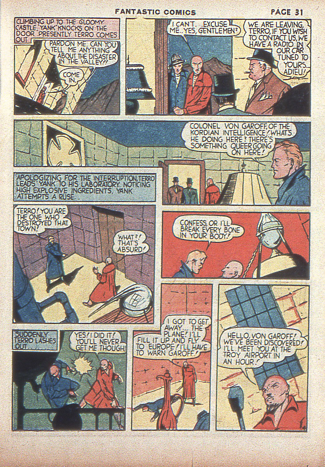 Read online Fantastic Comics comic -  Issue #4 - 33