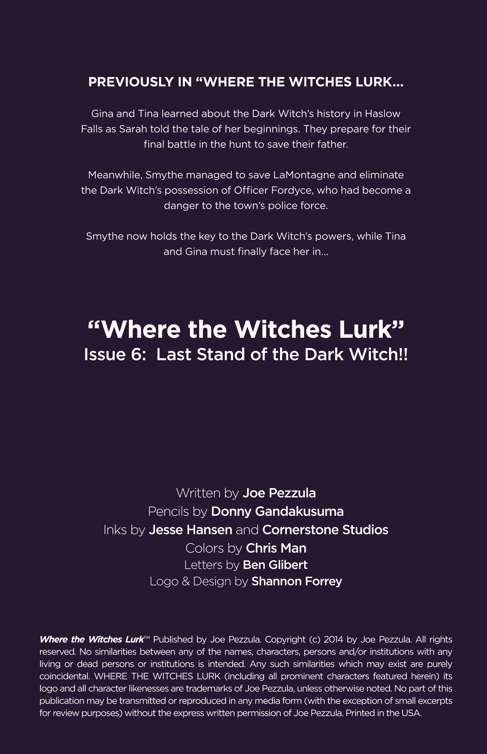 Read online Where the Witches Lurk comic -  Issue #6 - 2