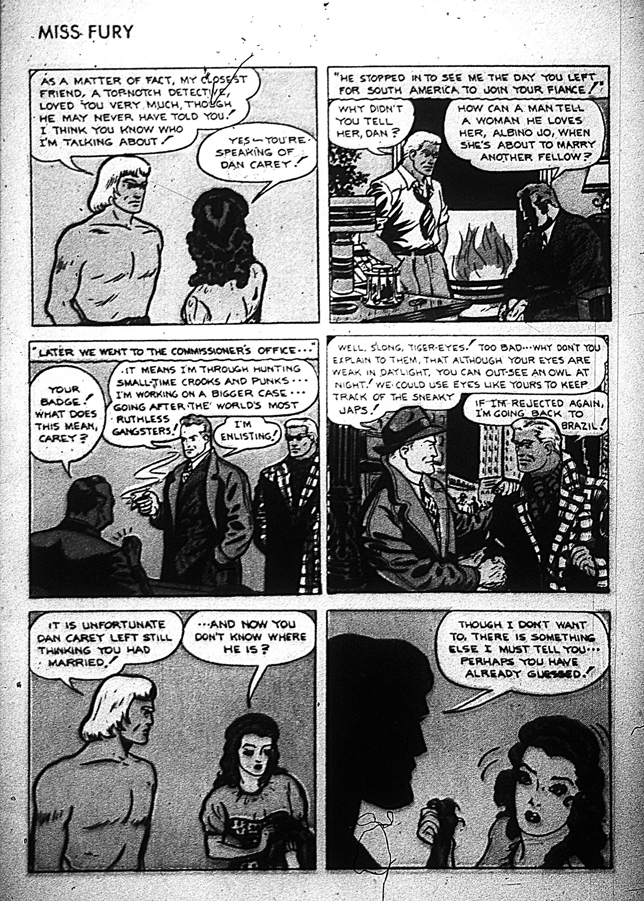 Read online Miss Fury (1942) comic -  Issue #4 - 5