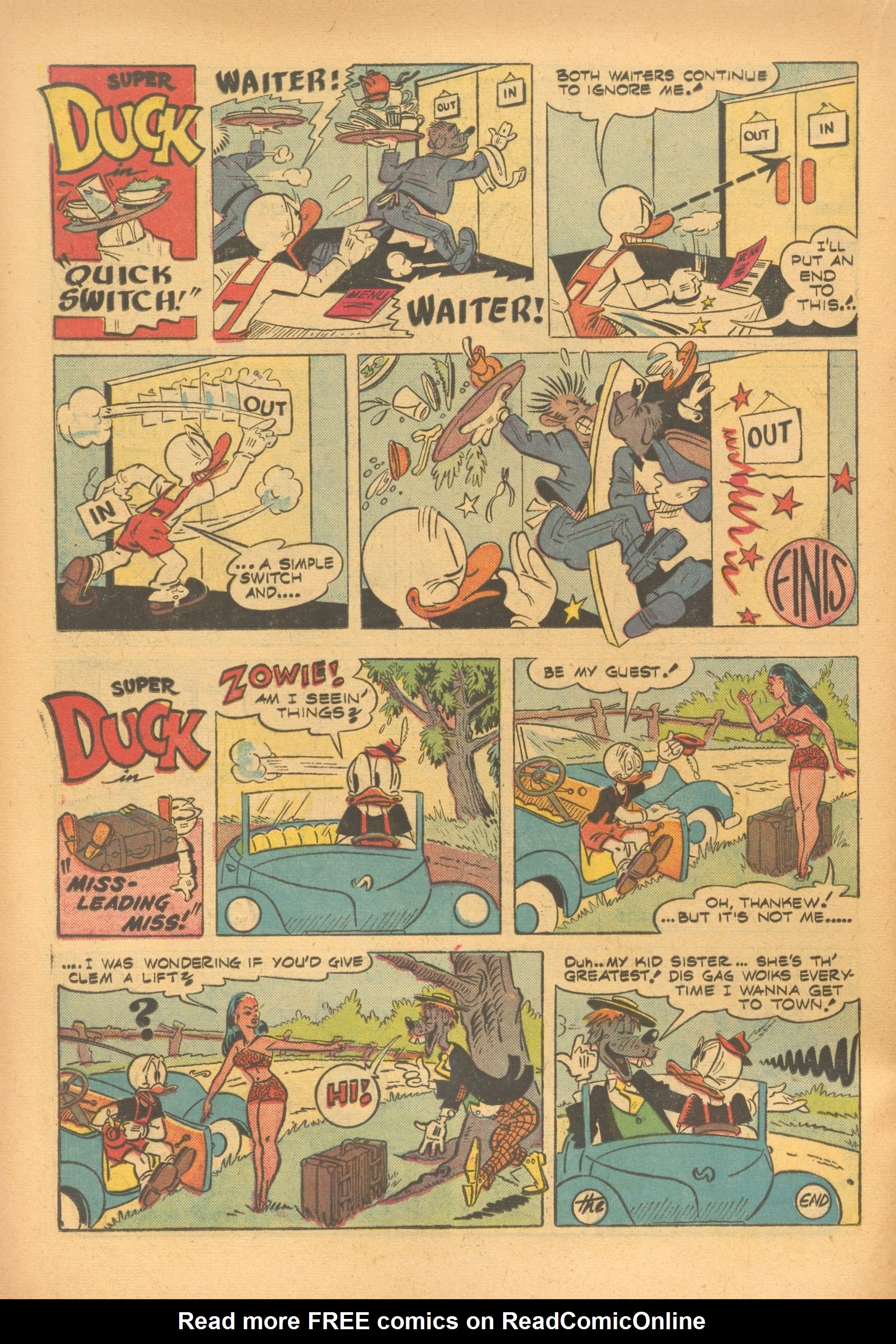 Read online Super Duck Comics comic -  Issue #60 - 20