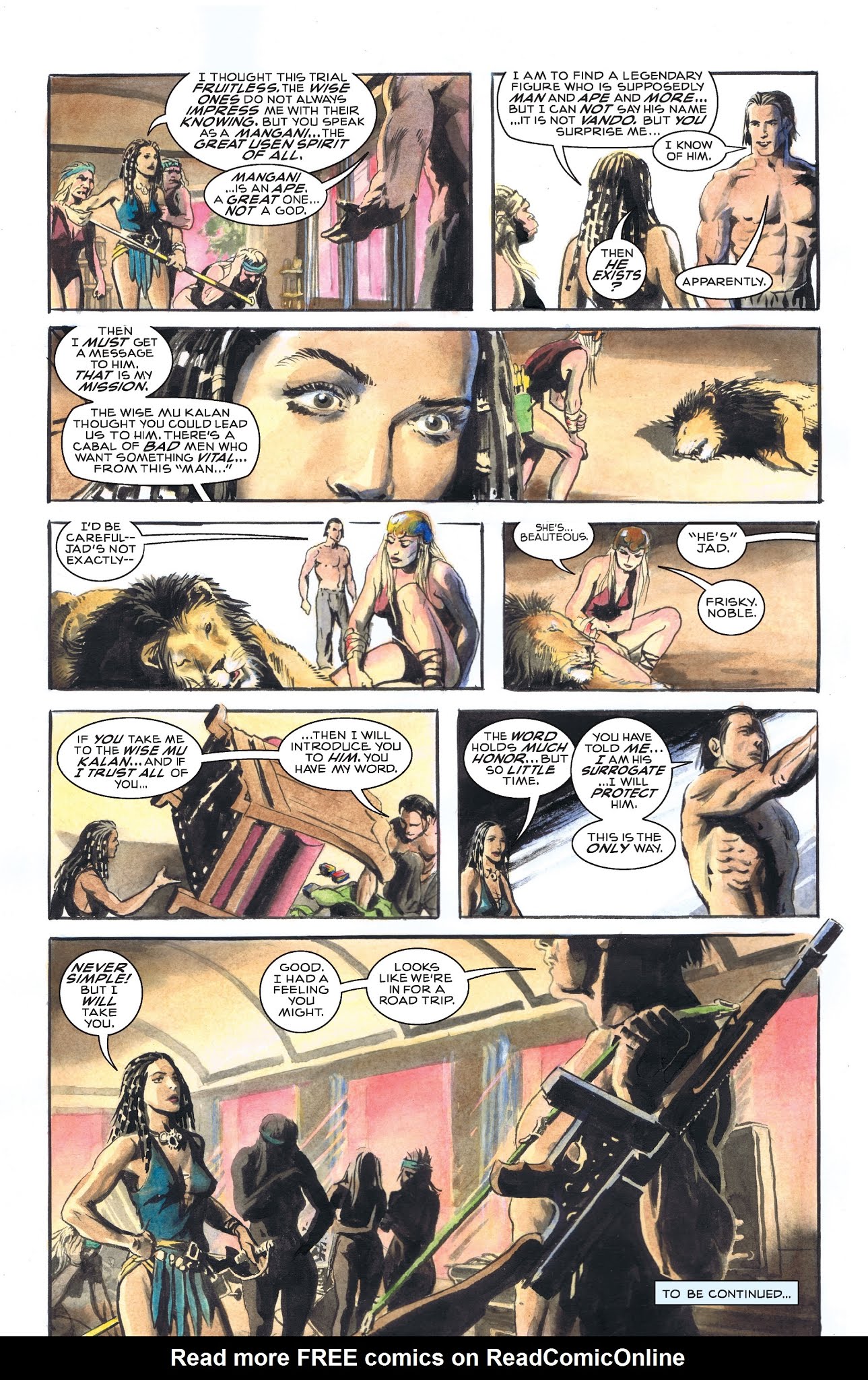 Read online The Once and Future Tarzan comic -  Issue # TPB - 13