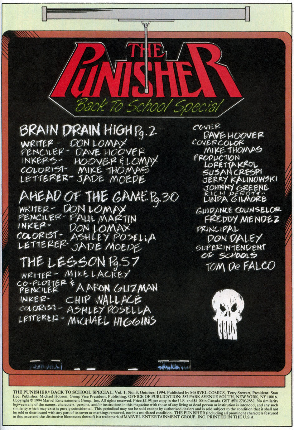 Read online The Punisher Back to School Special comic -  Issue #3 - 2
