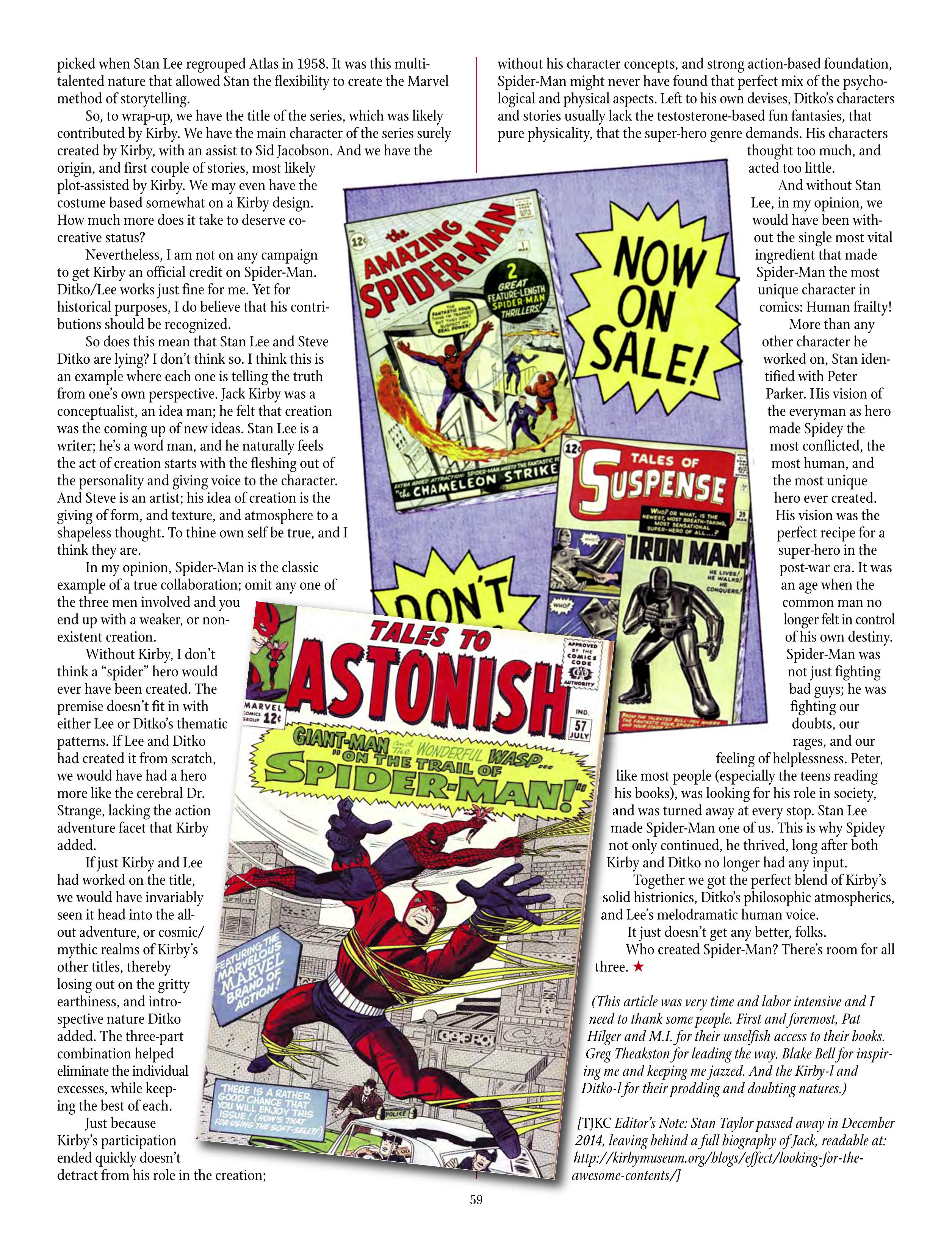 Read online The Jack Kirby Collector comic -  Issue #70 - 61