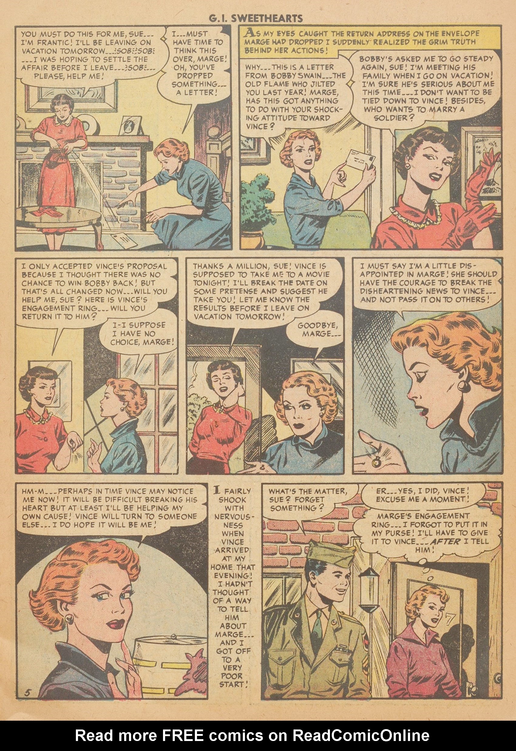 Read online G.I. Sweethearts comic -  Issue #44 - 7