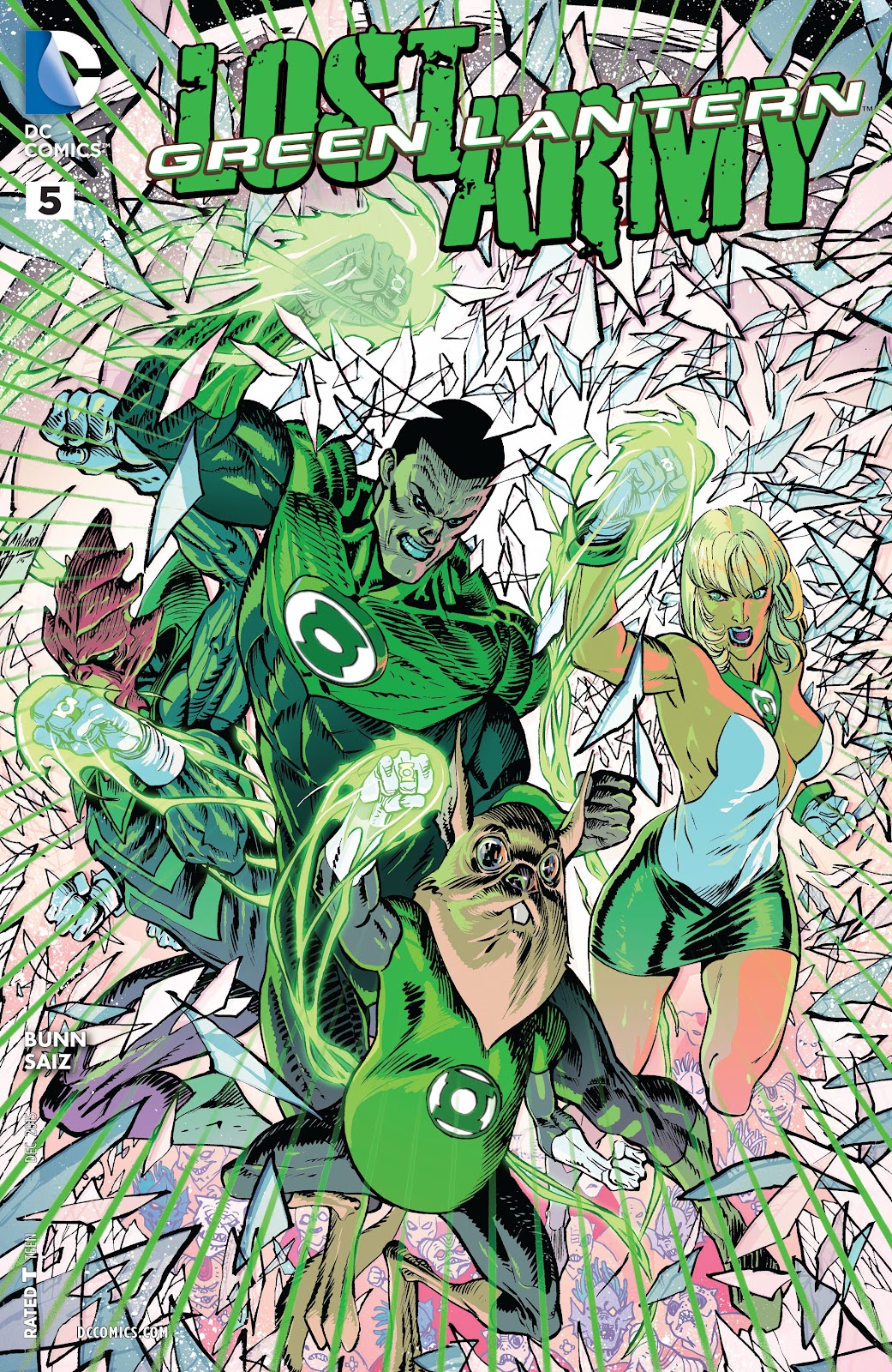 Green Lantern: Lost Army issue 5 - Page 1