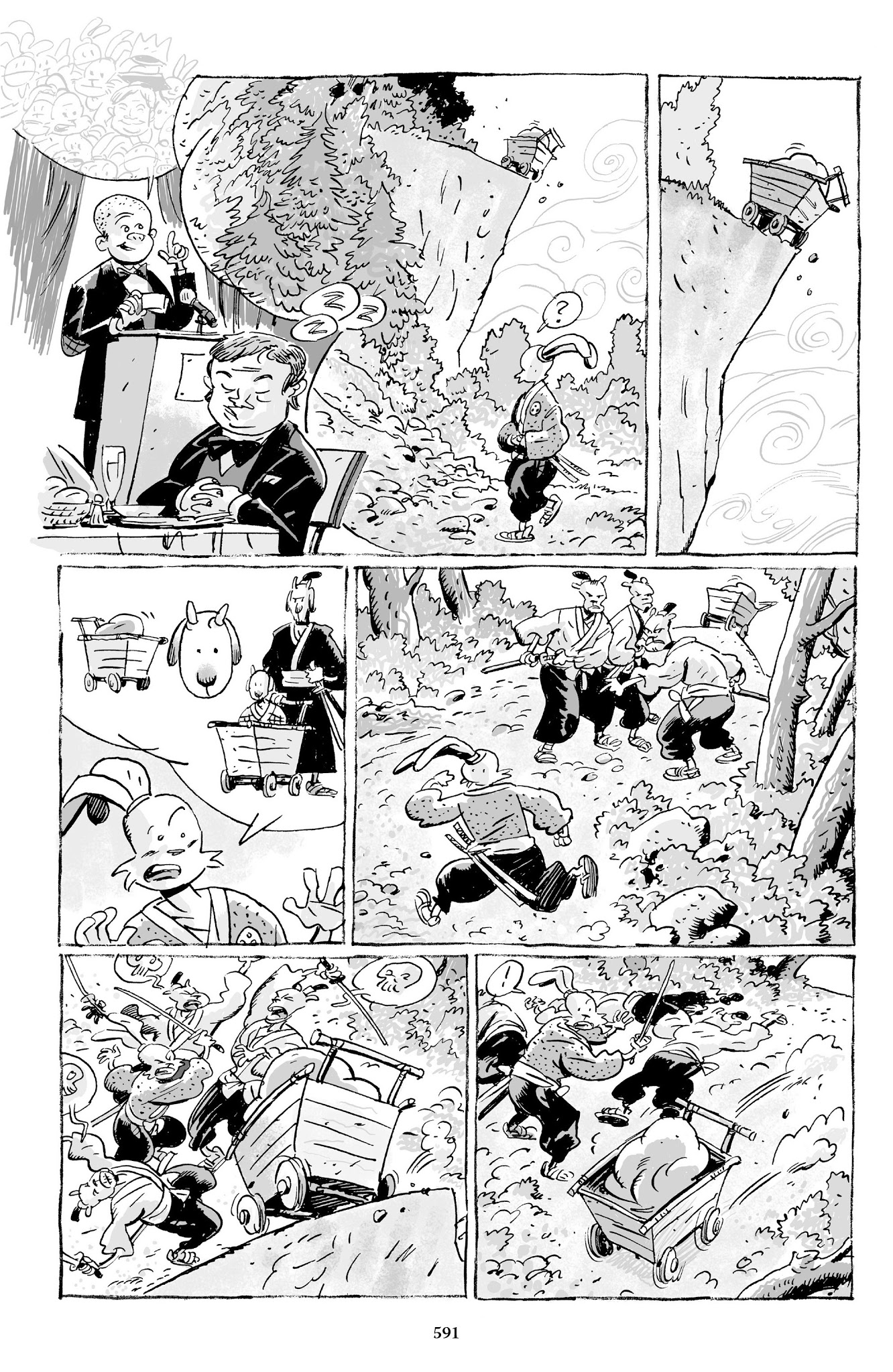 Read online The Usagi Yojimbo Saga comic -  Issue # TPB 6 - 586