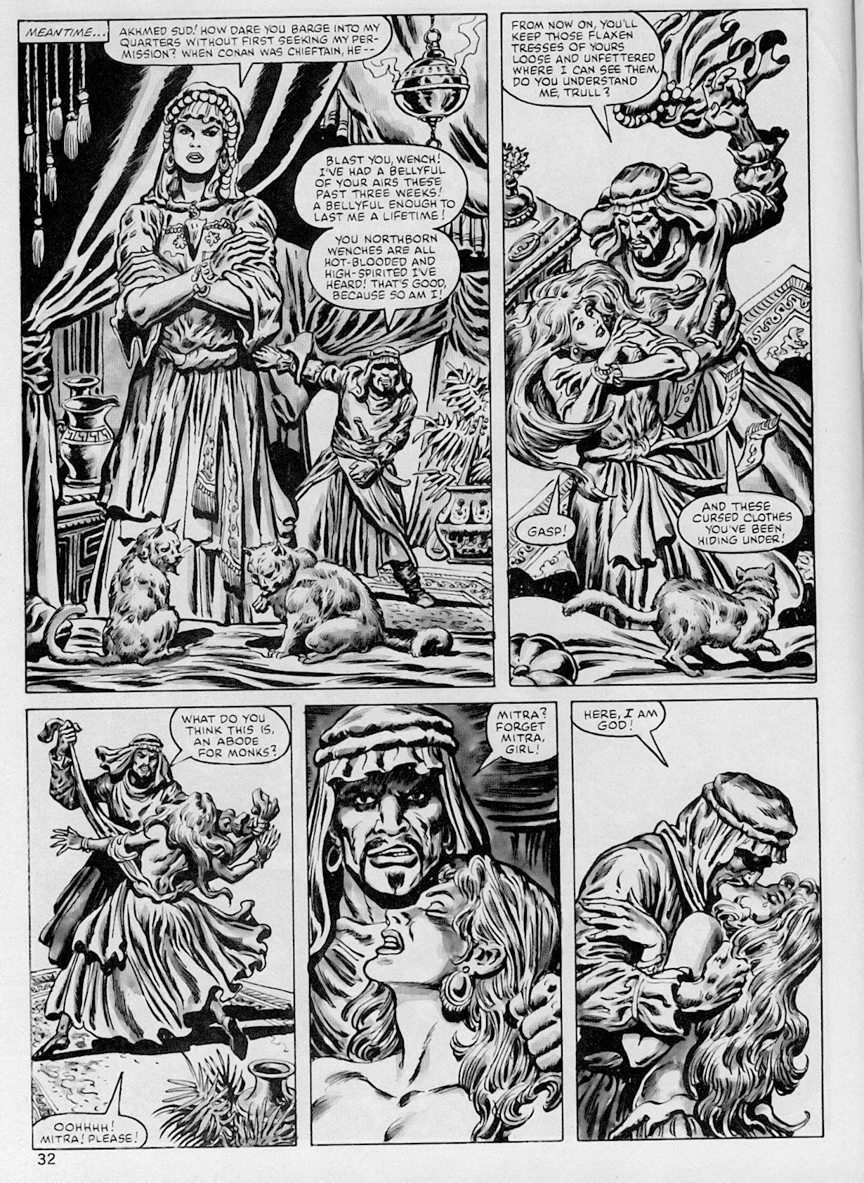 Read online The Savage Sword Of Conan comic -  Issue #102 - 32