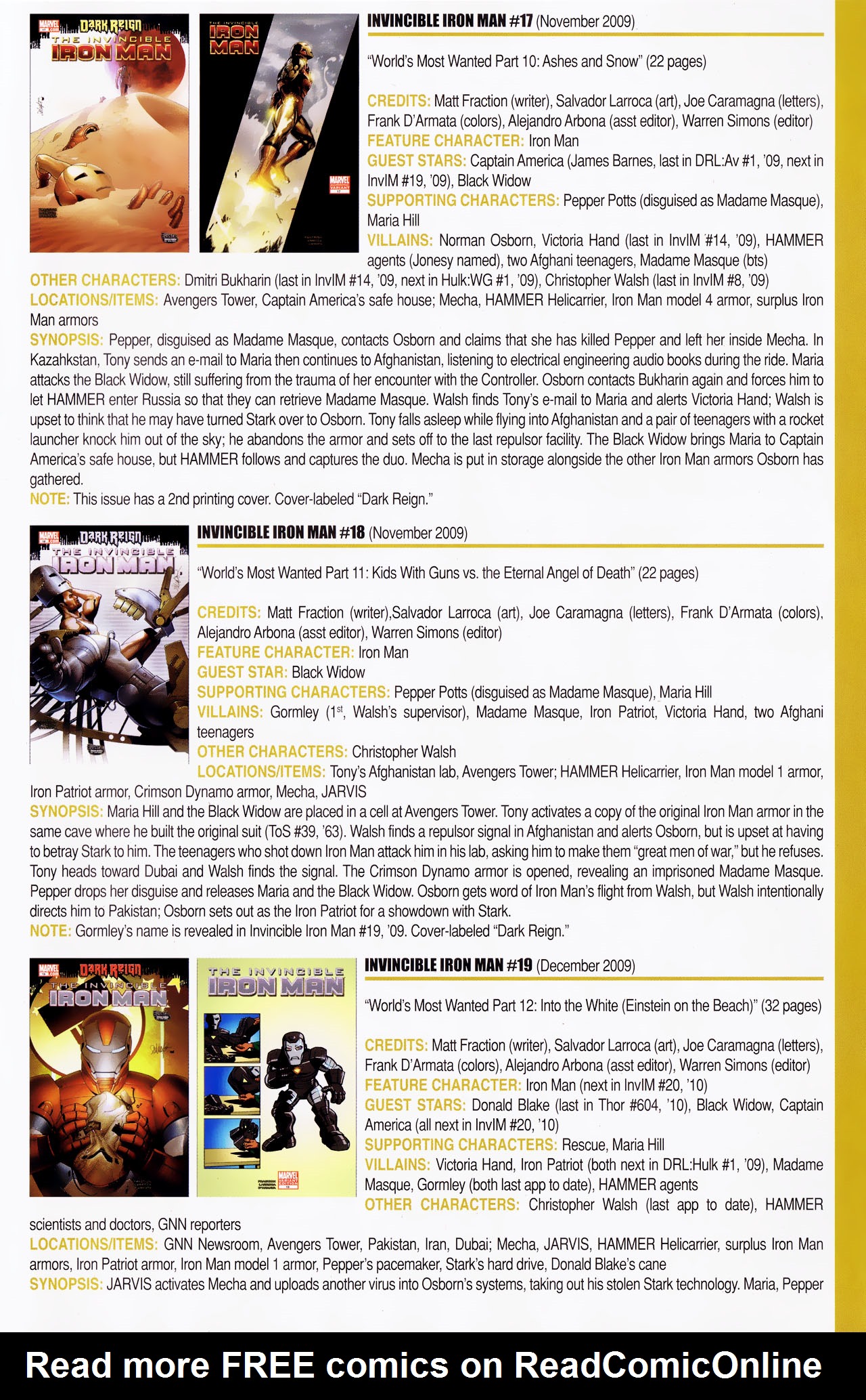 Read online Official Index to the Marvel Universe comic -  Issue #13 - 37