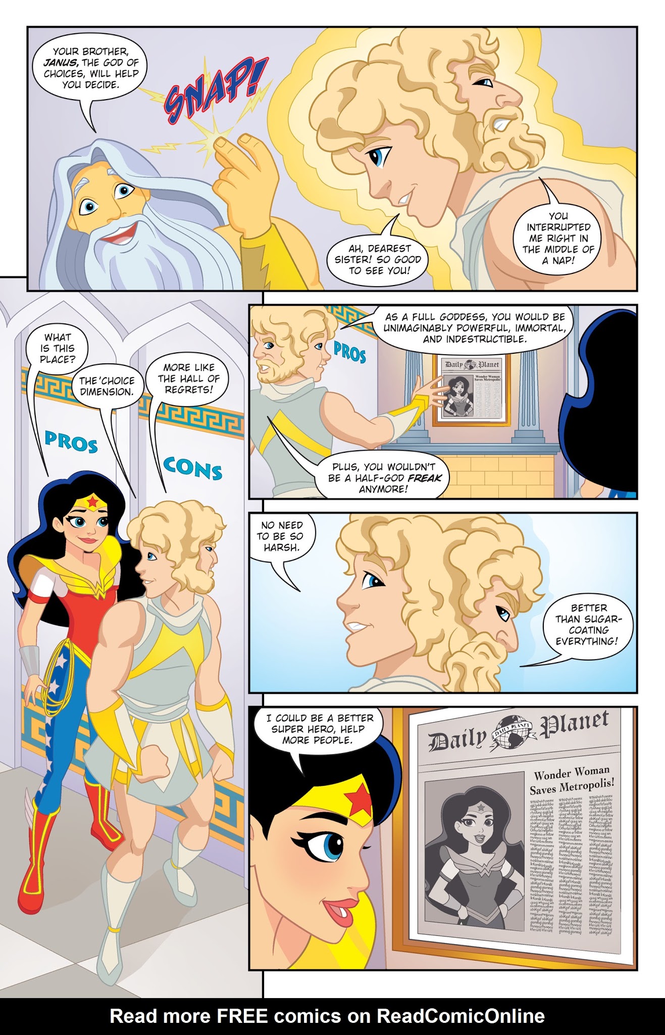 Read online DC Super Hero Girls: Summer Olympus comic -  Issue # TPB - 80