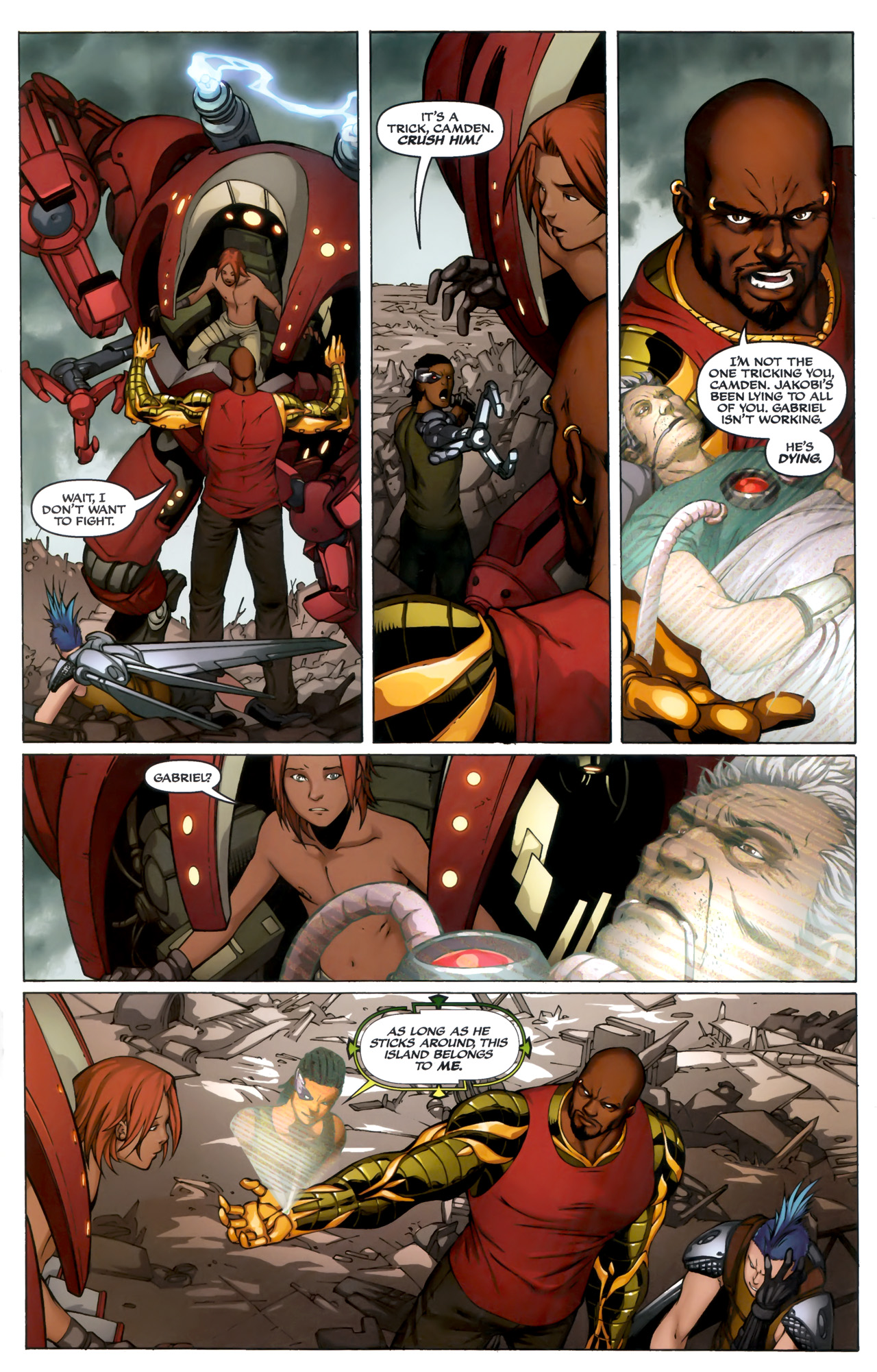 Read online Michael Turner's Soulfire (2009) comic -  Issue #4 - 17