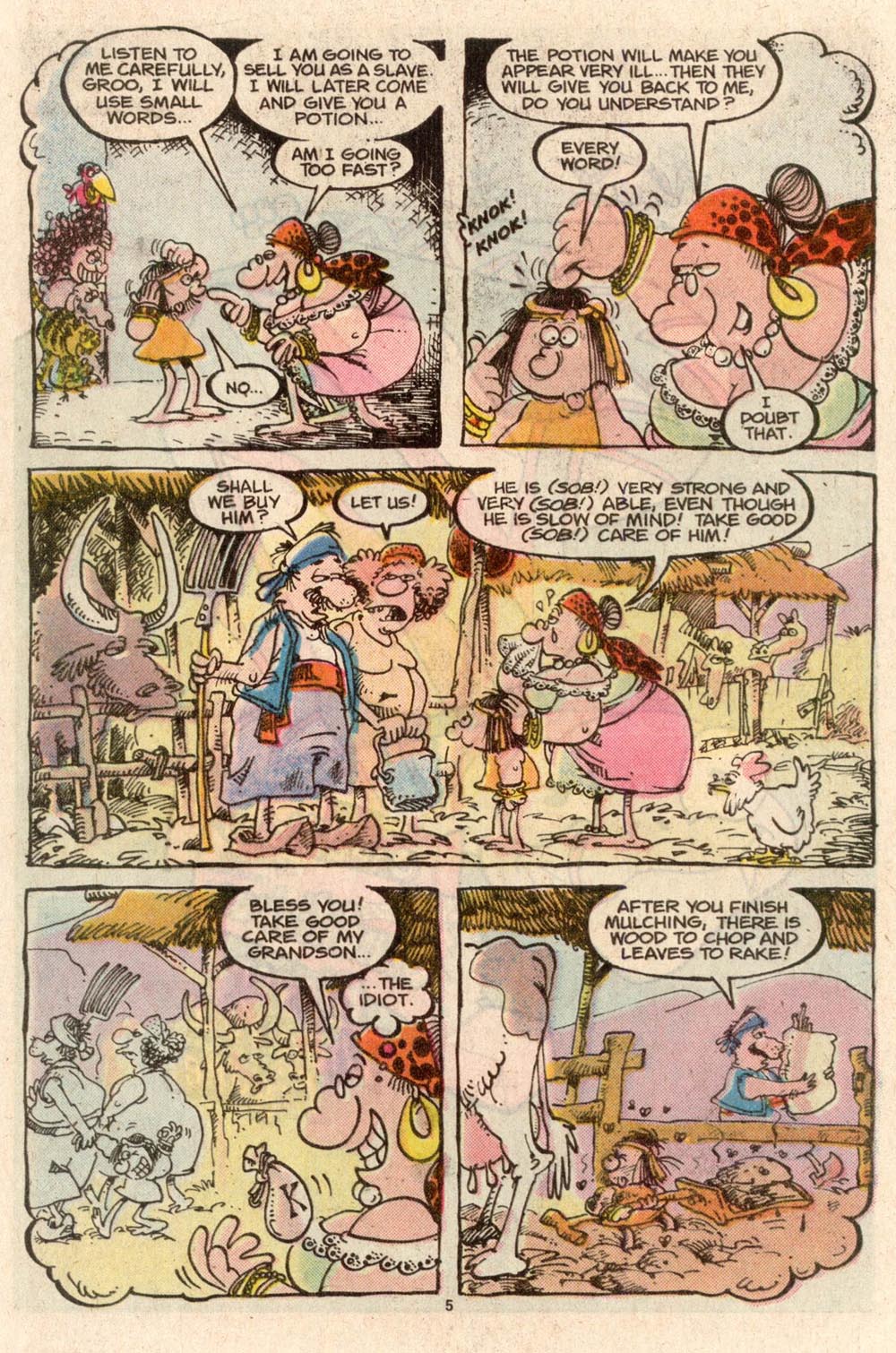 Read online Sergio Aragonés Groo the Wanderer comic -  Issue #43 - 5