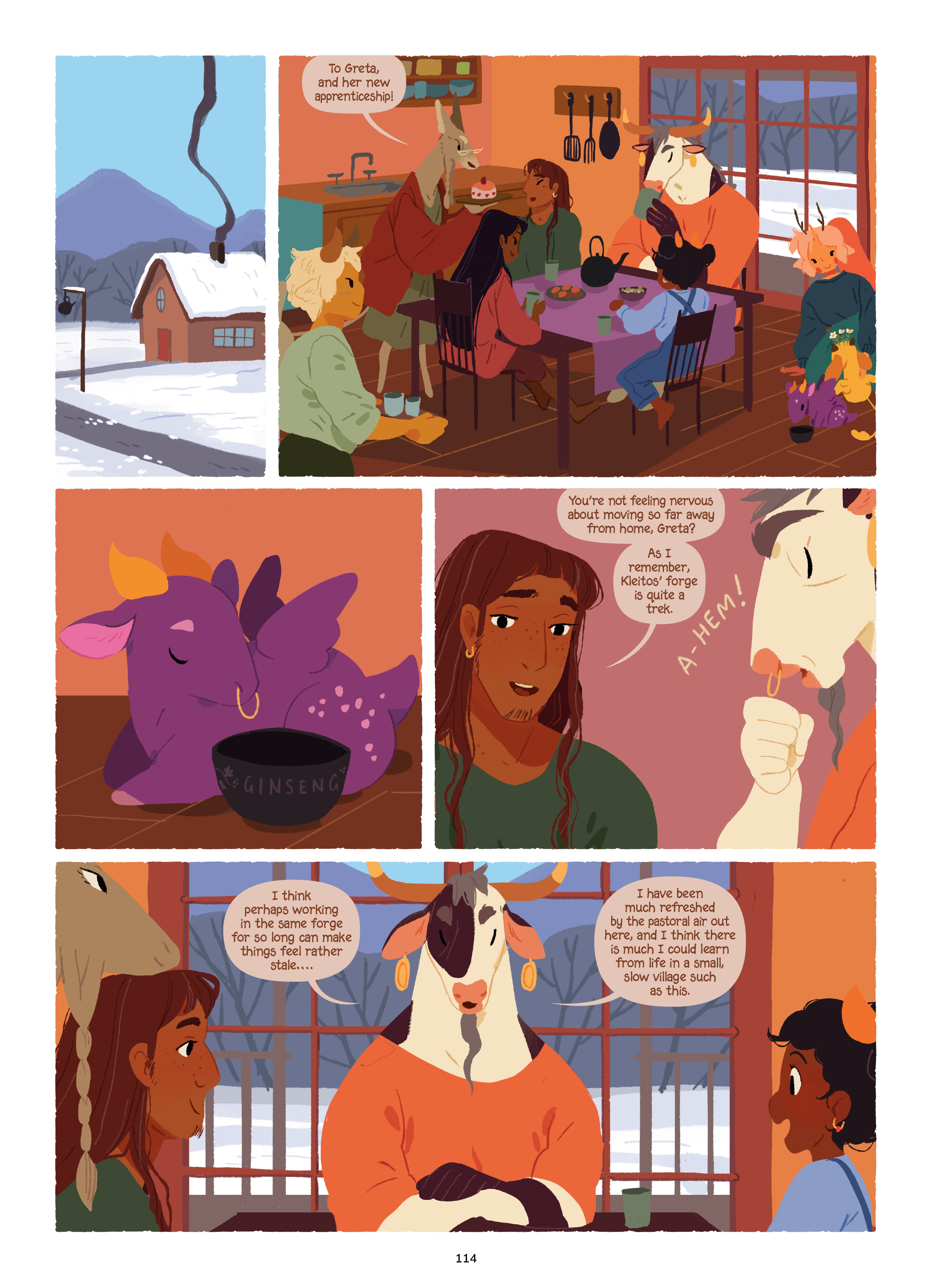 Read online The Tea Dragon Series comic -  Issue # The Tea Dragon Tapestry - 115
