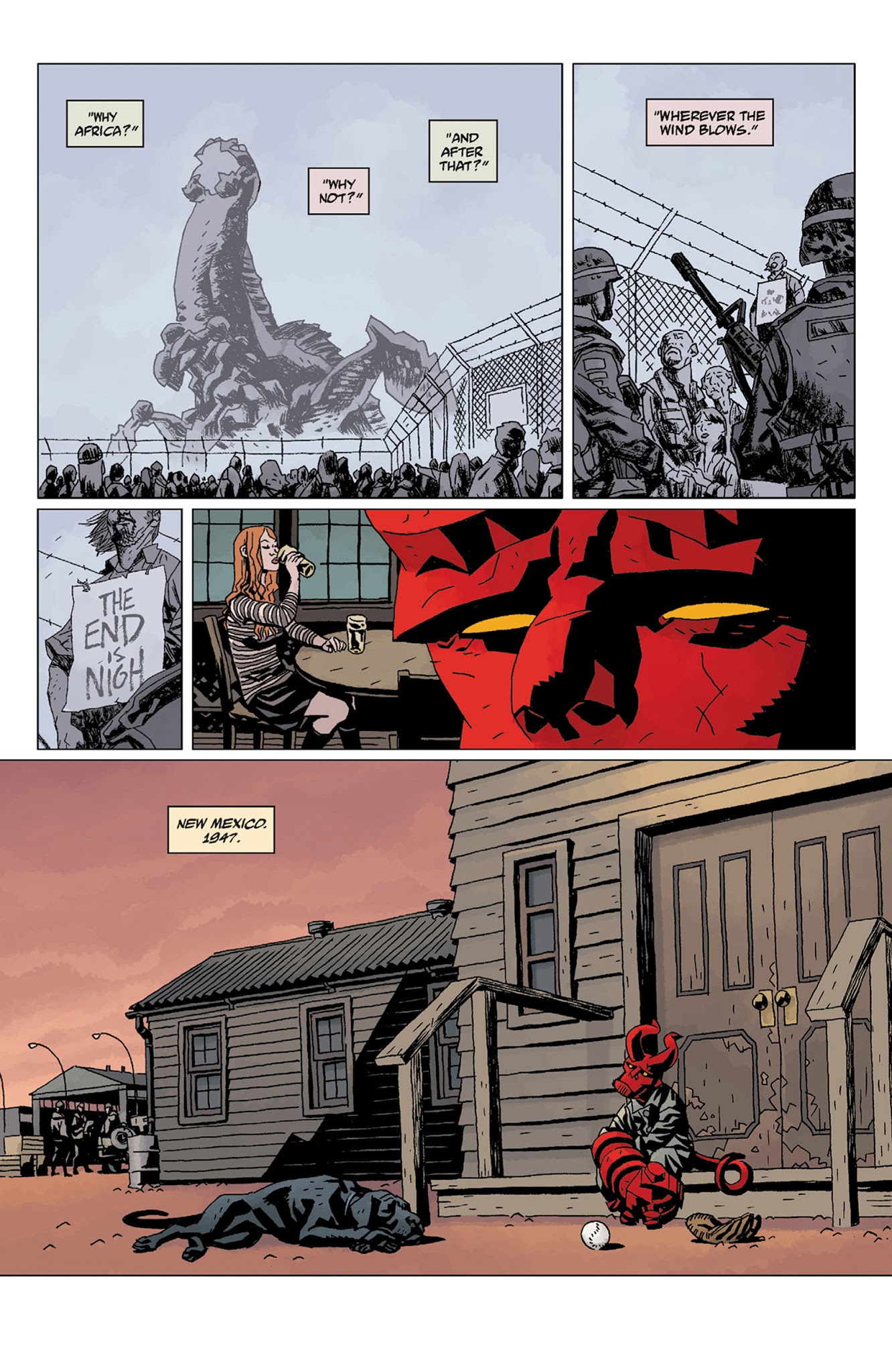 Read online Hellboy: The Storm And The Fury comic -  Issue # TPB - 55