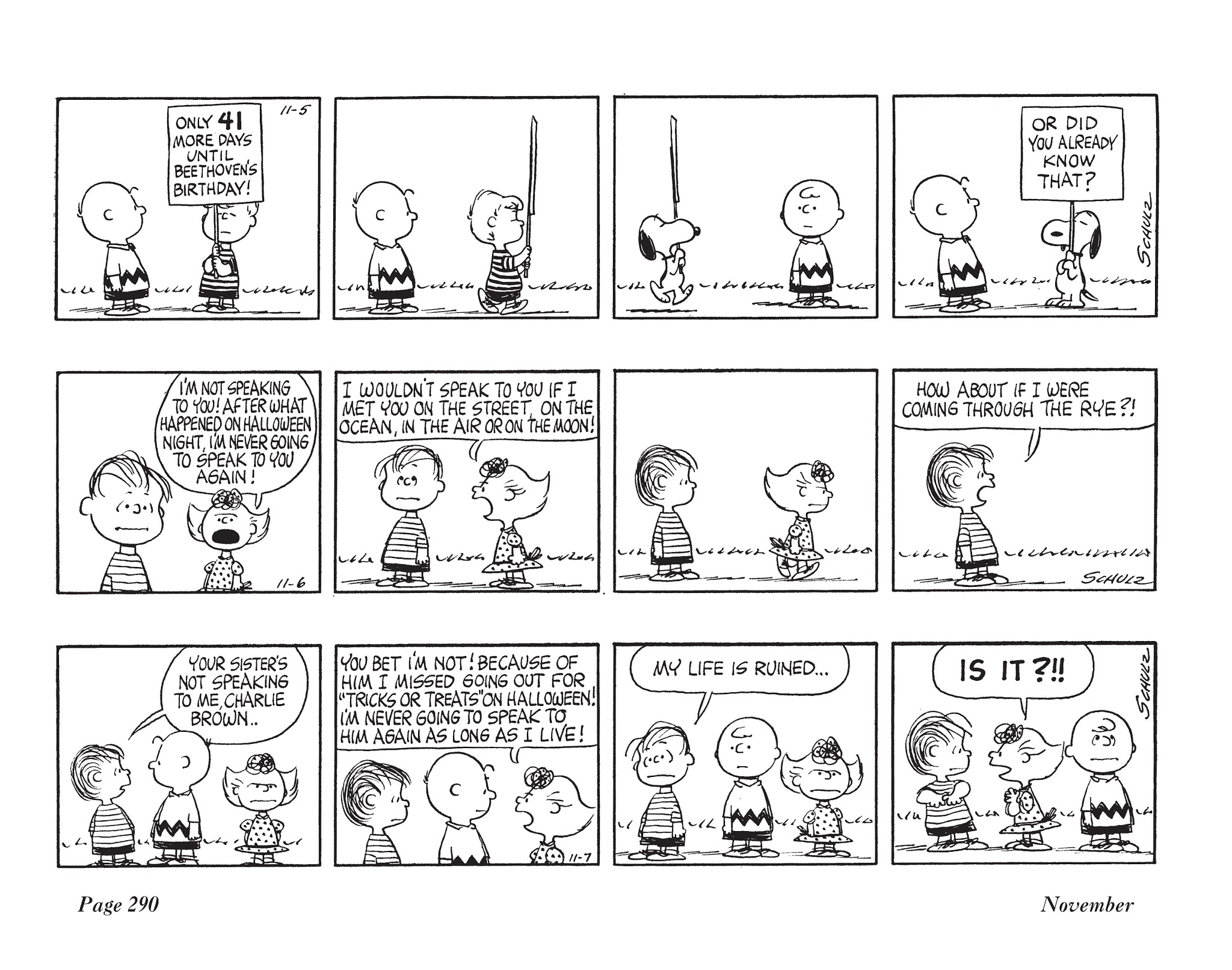 Read online The Complete Peanuts comic -  Issue # TPB 6 - 305