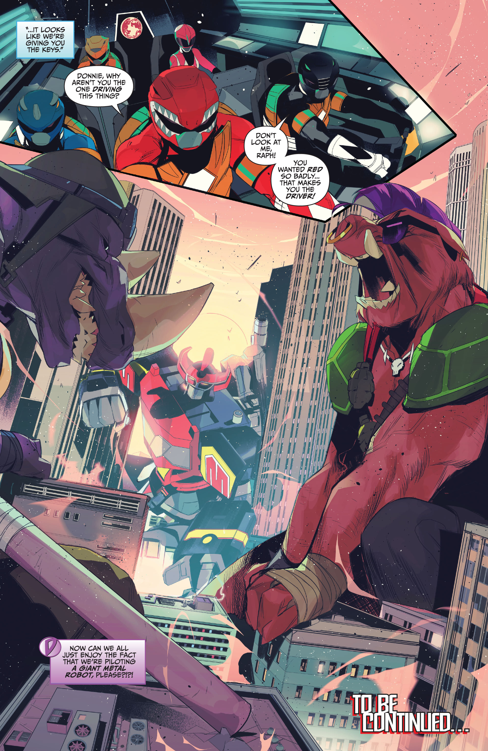 Read online Mighty Morphin Power Rangers: Teenage Mutant Ninja Turtles comic -  Issue #4 - 22