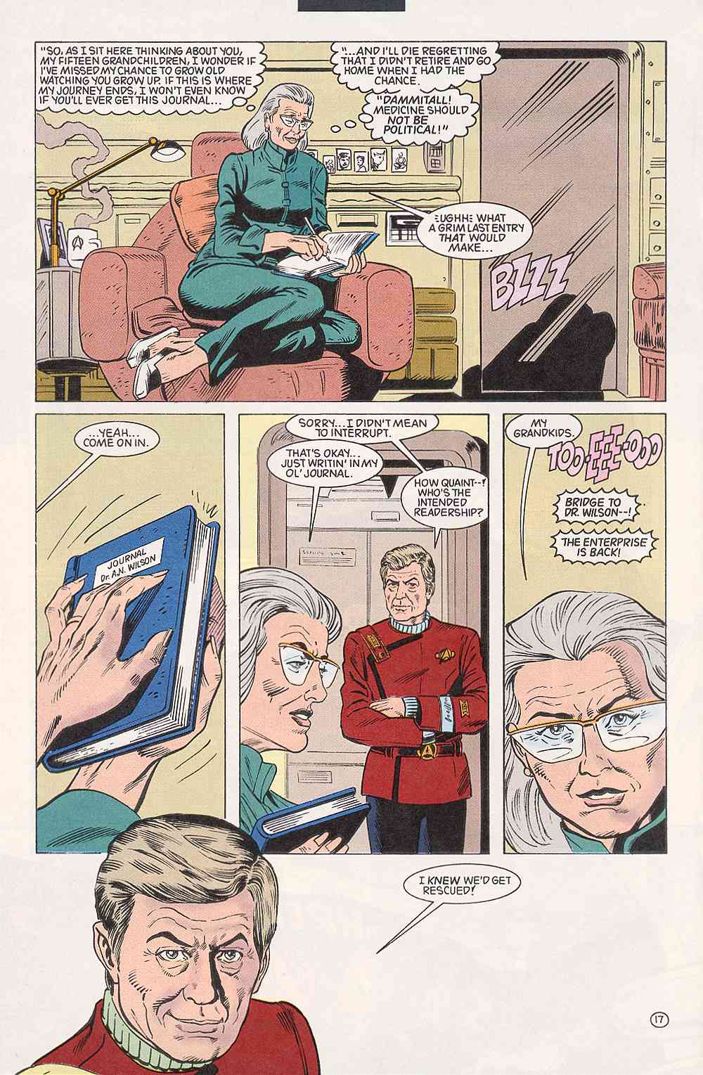 Read online Star Trek (1989) comic -  Issue #39 - 18