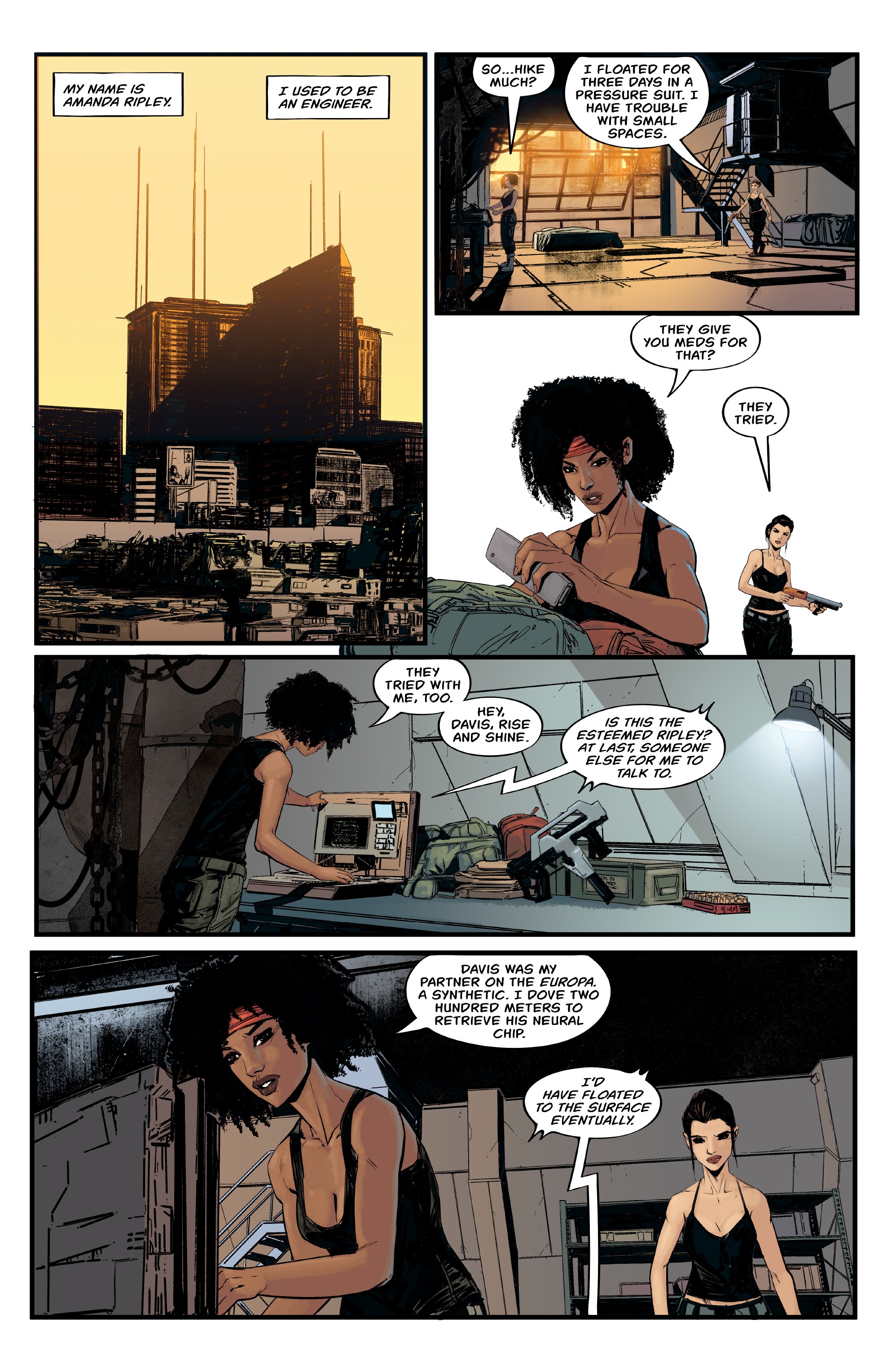 Read online Aliens: Resistance comic -  Issue #1 - 8